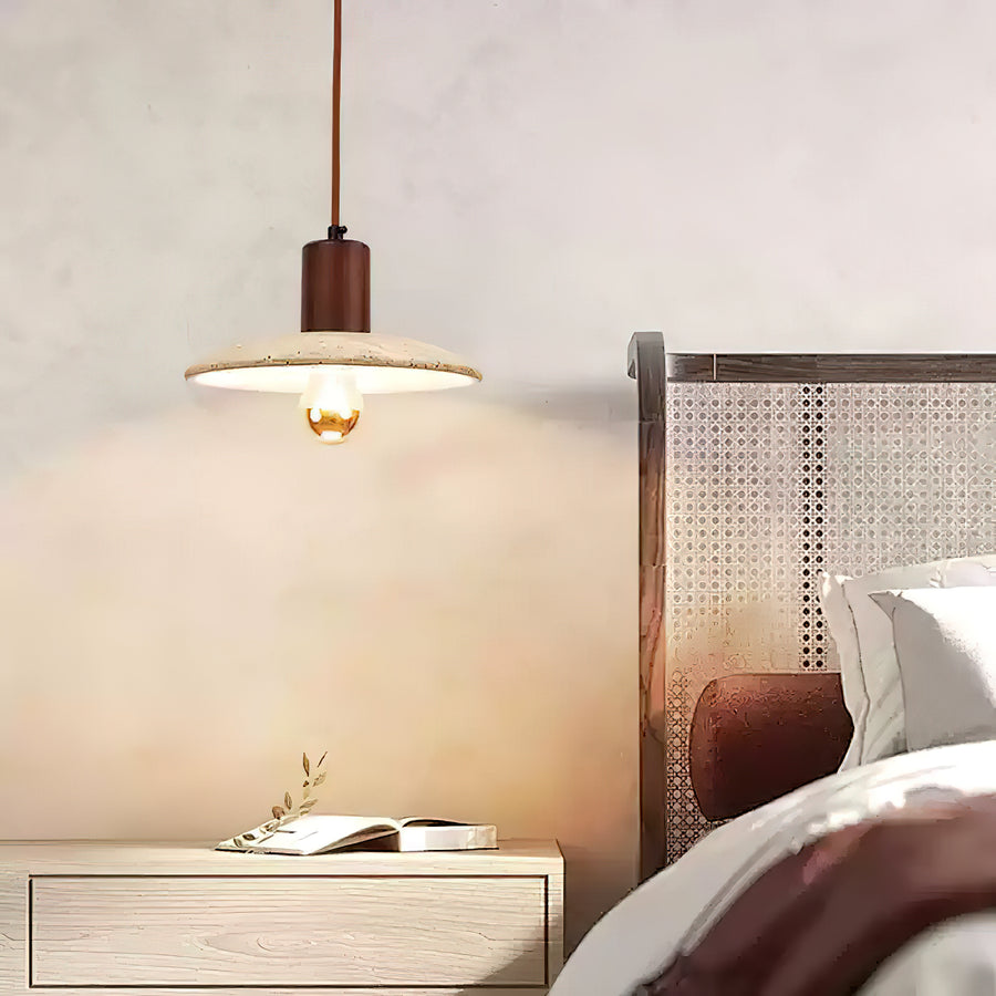 Sceadu Travertine Pendant Light – detail 5