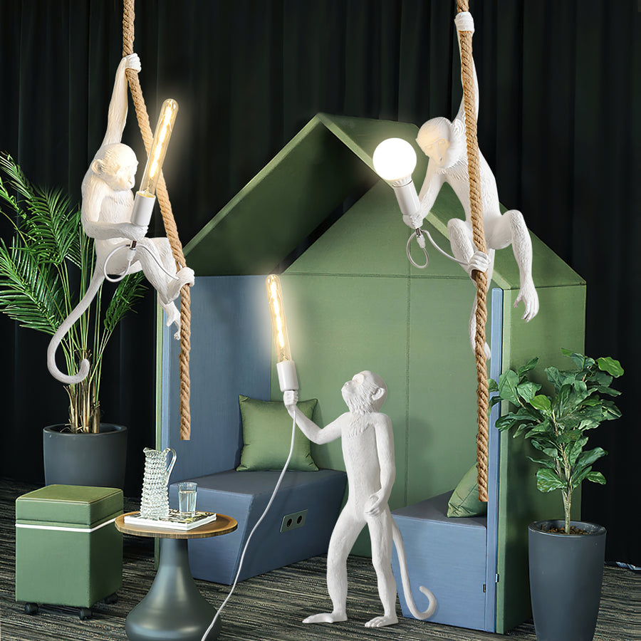 Monkey Pendant Lamp – detail 3