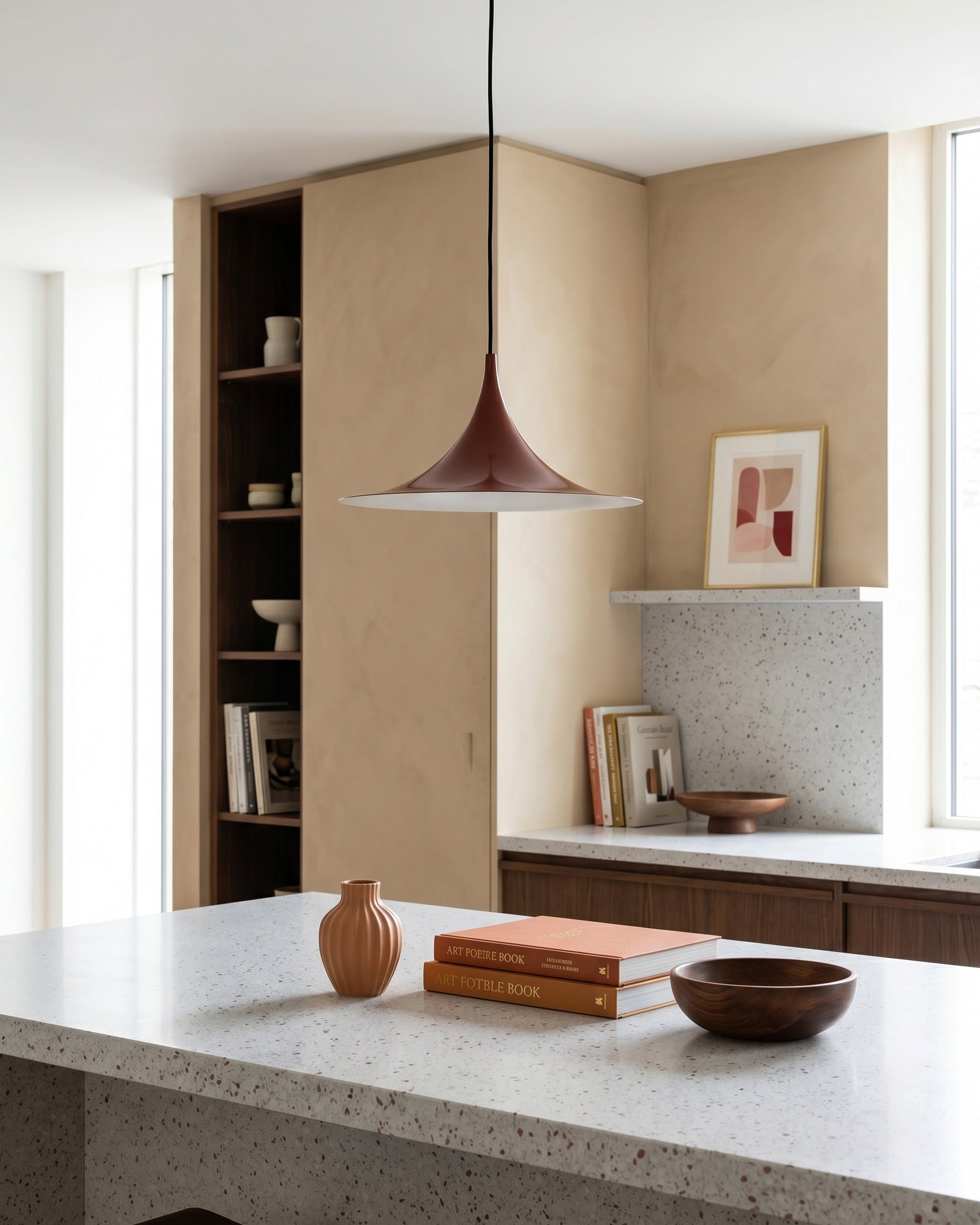 Semi Minimalist Funnel Pendant Light