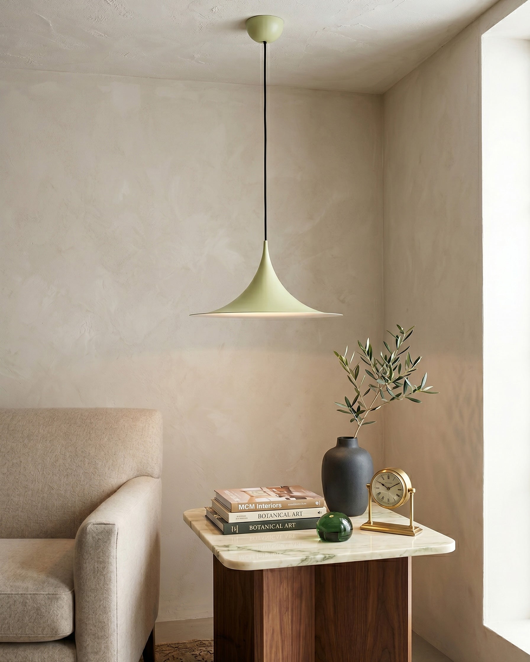 Semi Minimalist Funnel Pendant Light