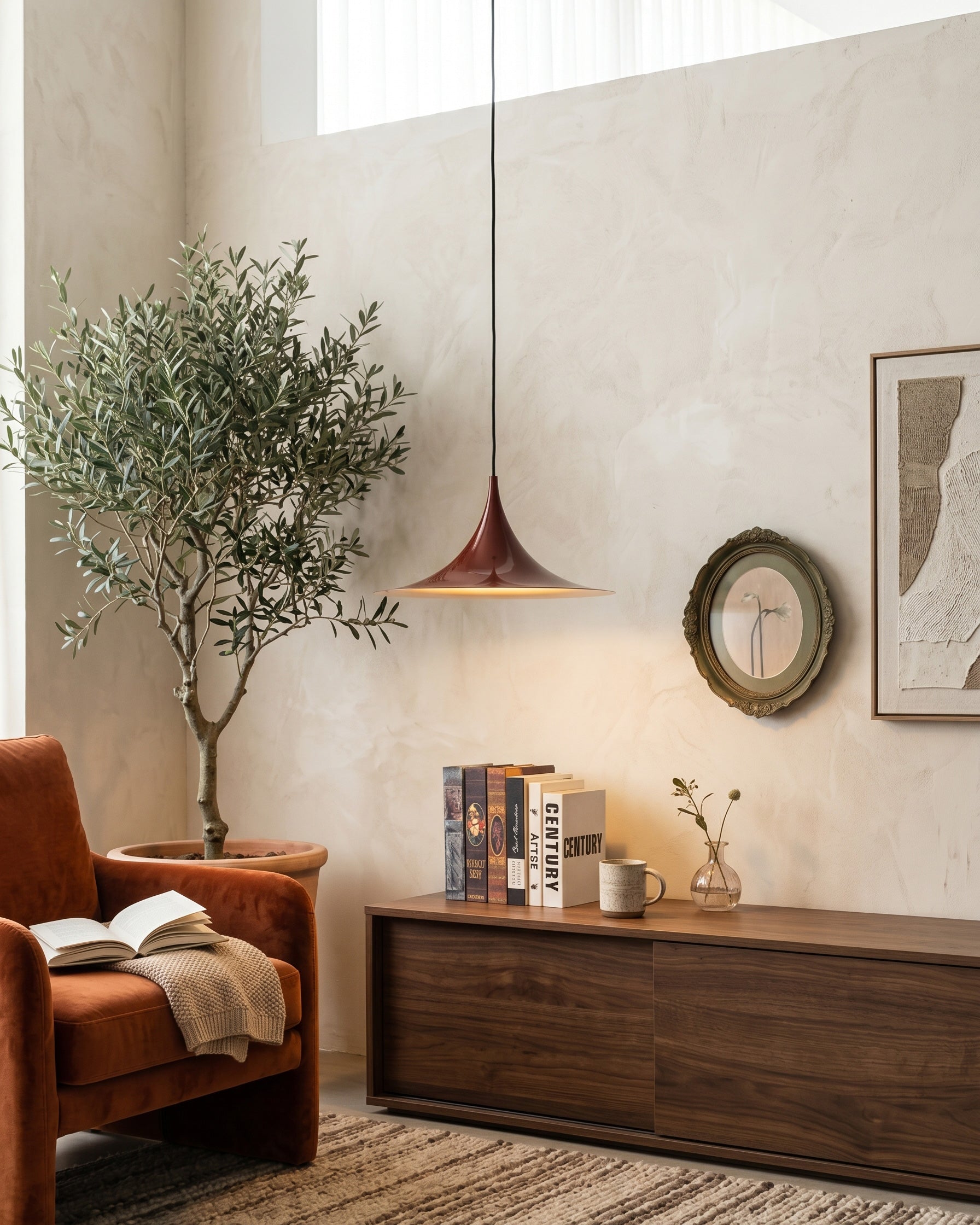 Semi Minimalist Funnel Pendant Light