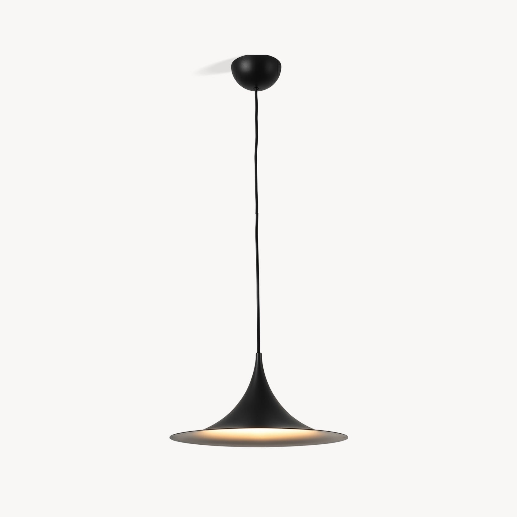 Semi Minimalist Funnel Pendant Light