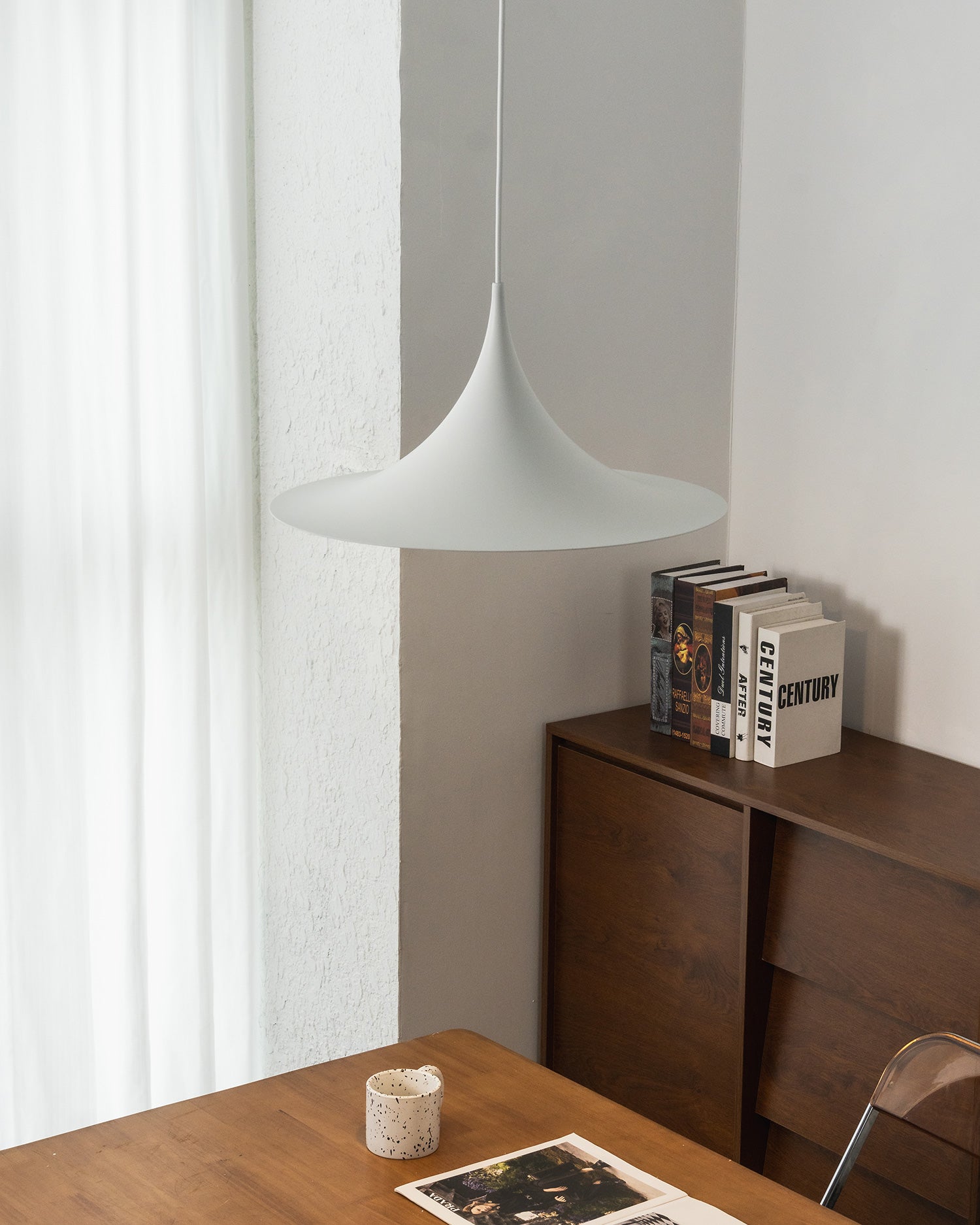 Semi Minimalist Funnel Pendant Light