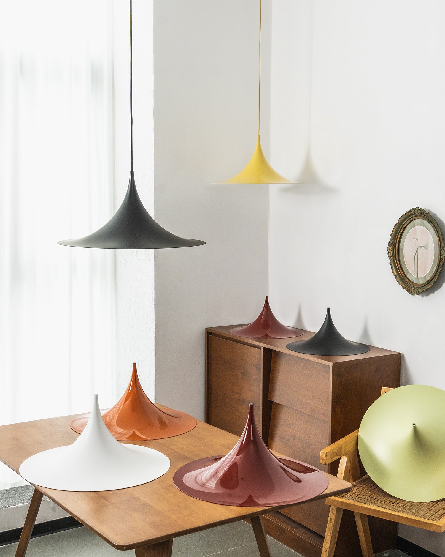 Semi Minimalist Funnel Pendant Light