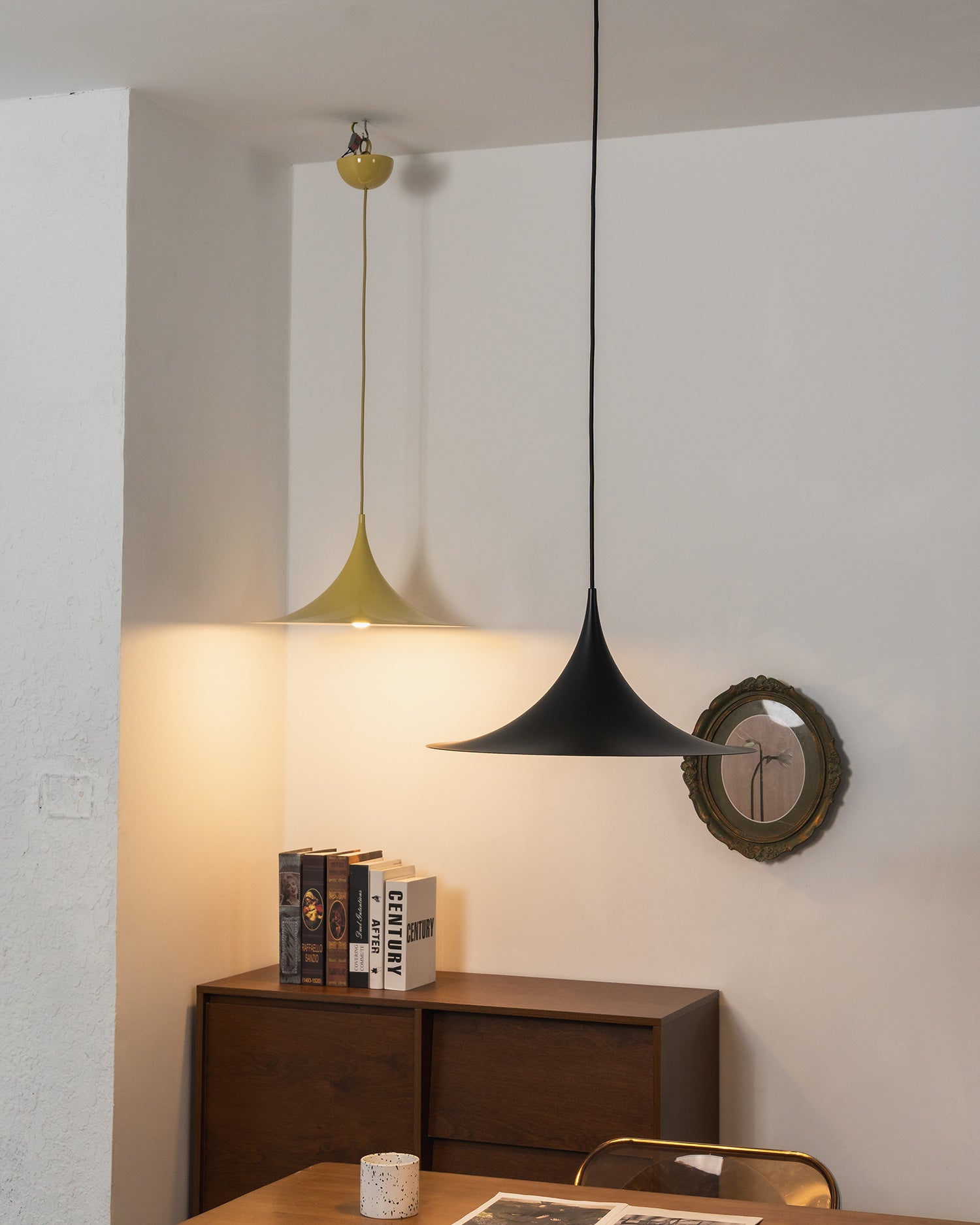 Semi Minimalist Funnel Pendant Light
