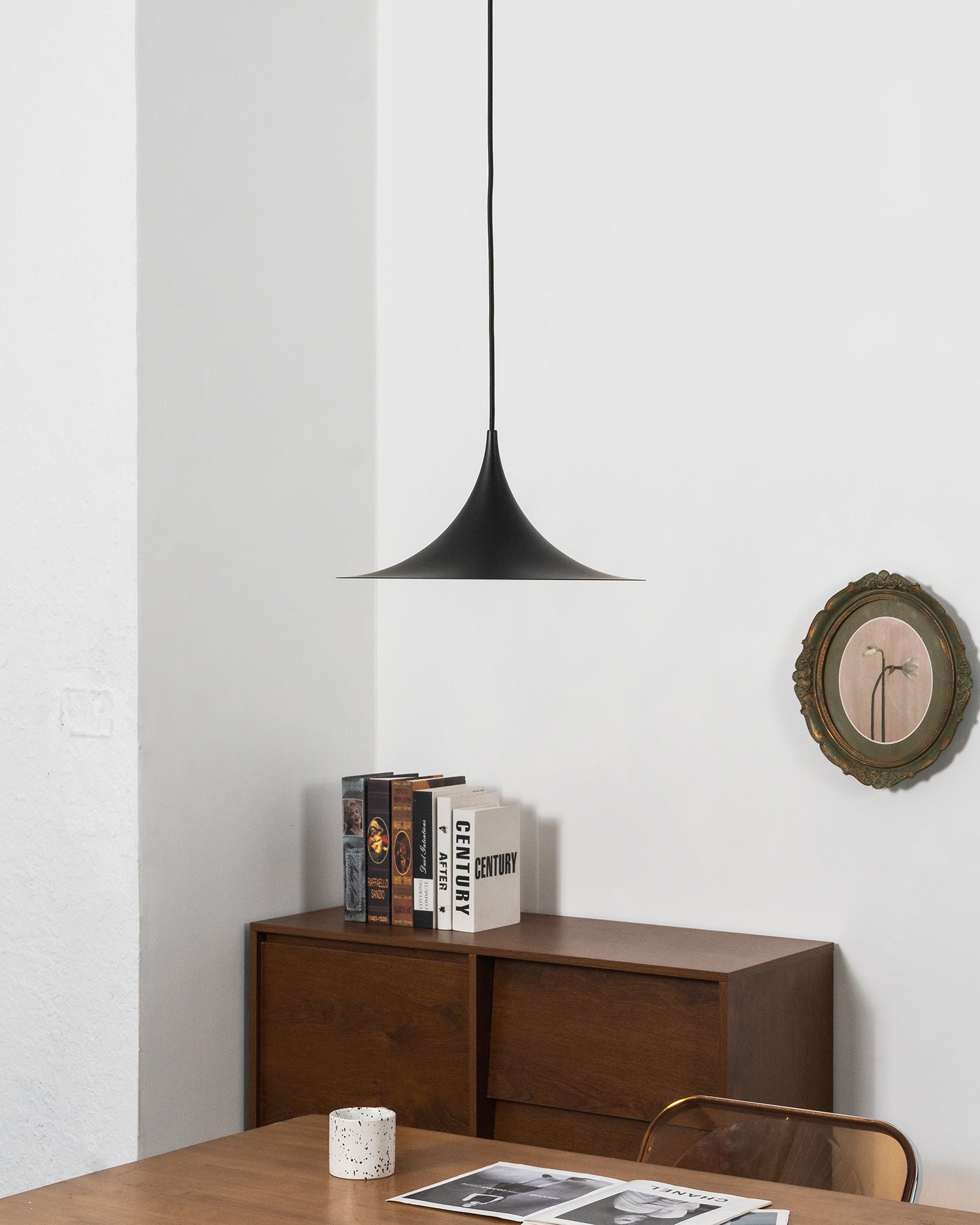 Semi Minimalist Funnel Pendant Light