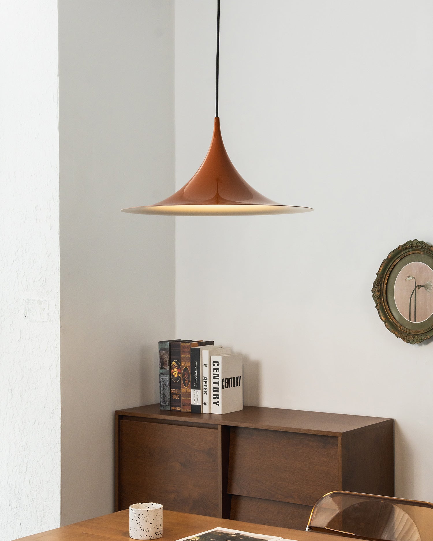 Semi Minimalist Funnel Pendant Light