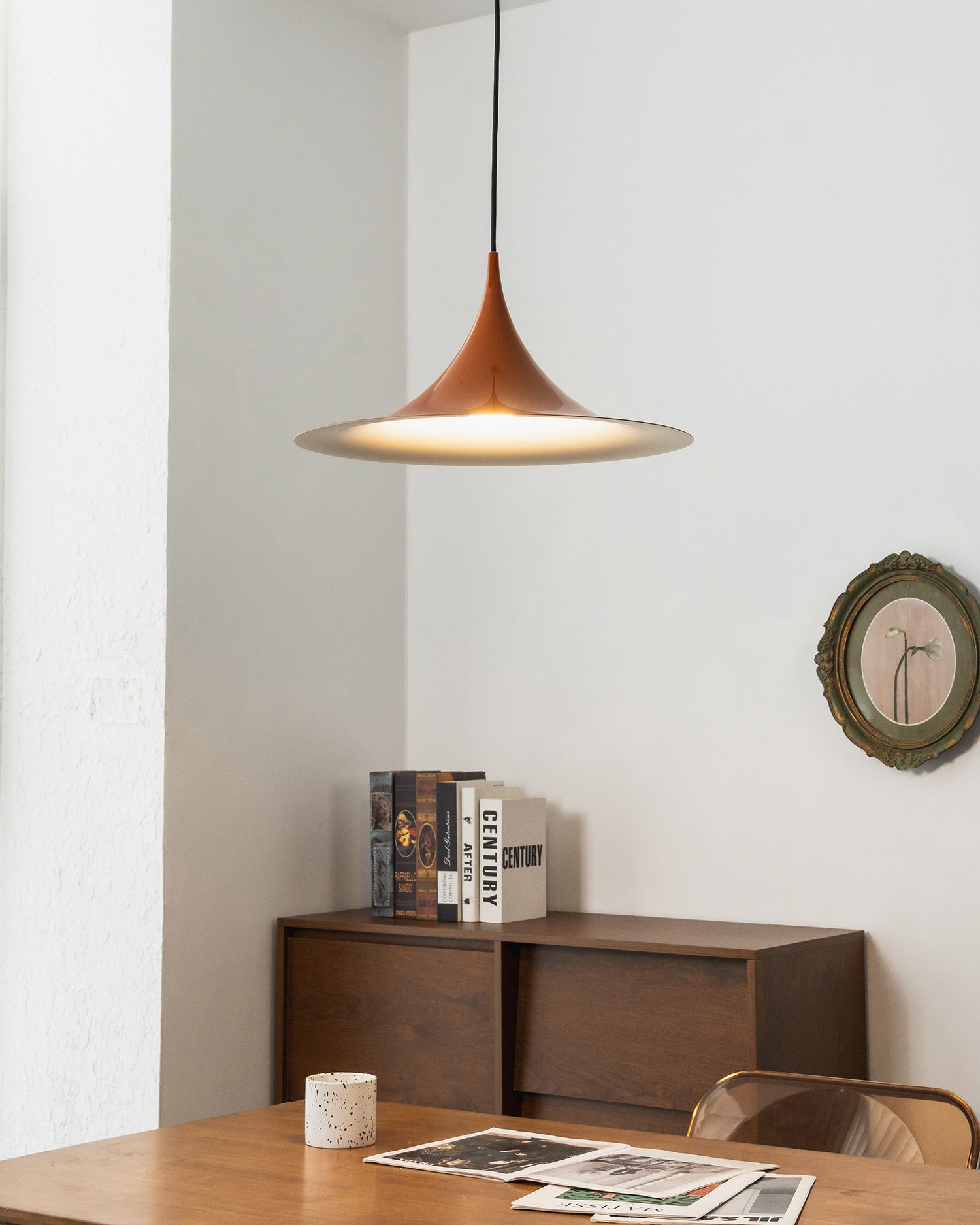 Semi Minimalist Funnel Pendant Light