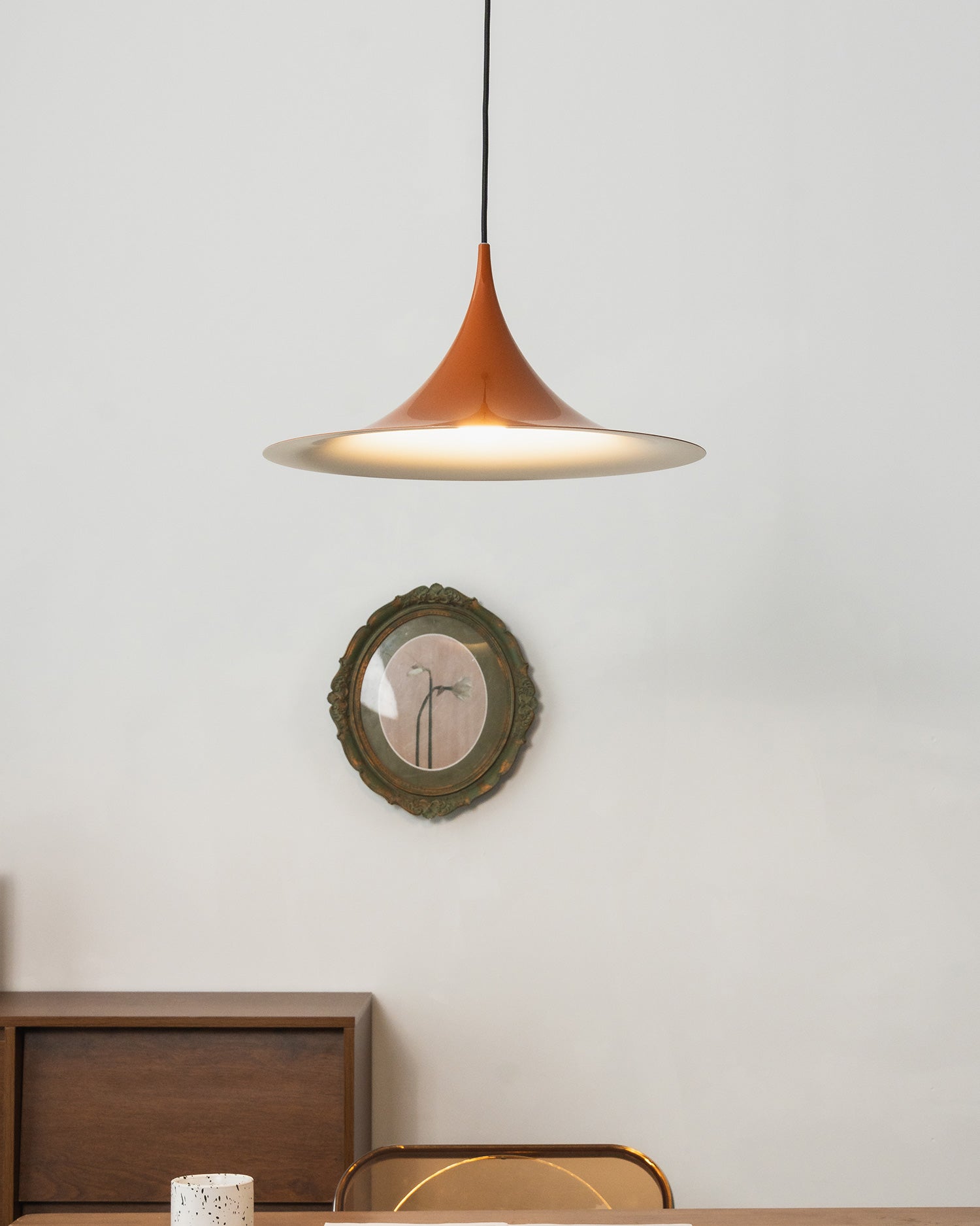 Semi Minimalist Funnel Pendant Light
