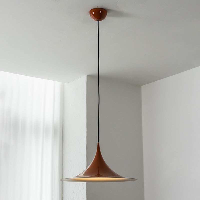 Semi Minimalist Funnel Pendant Light