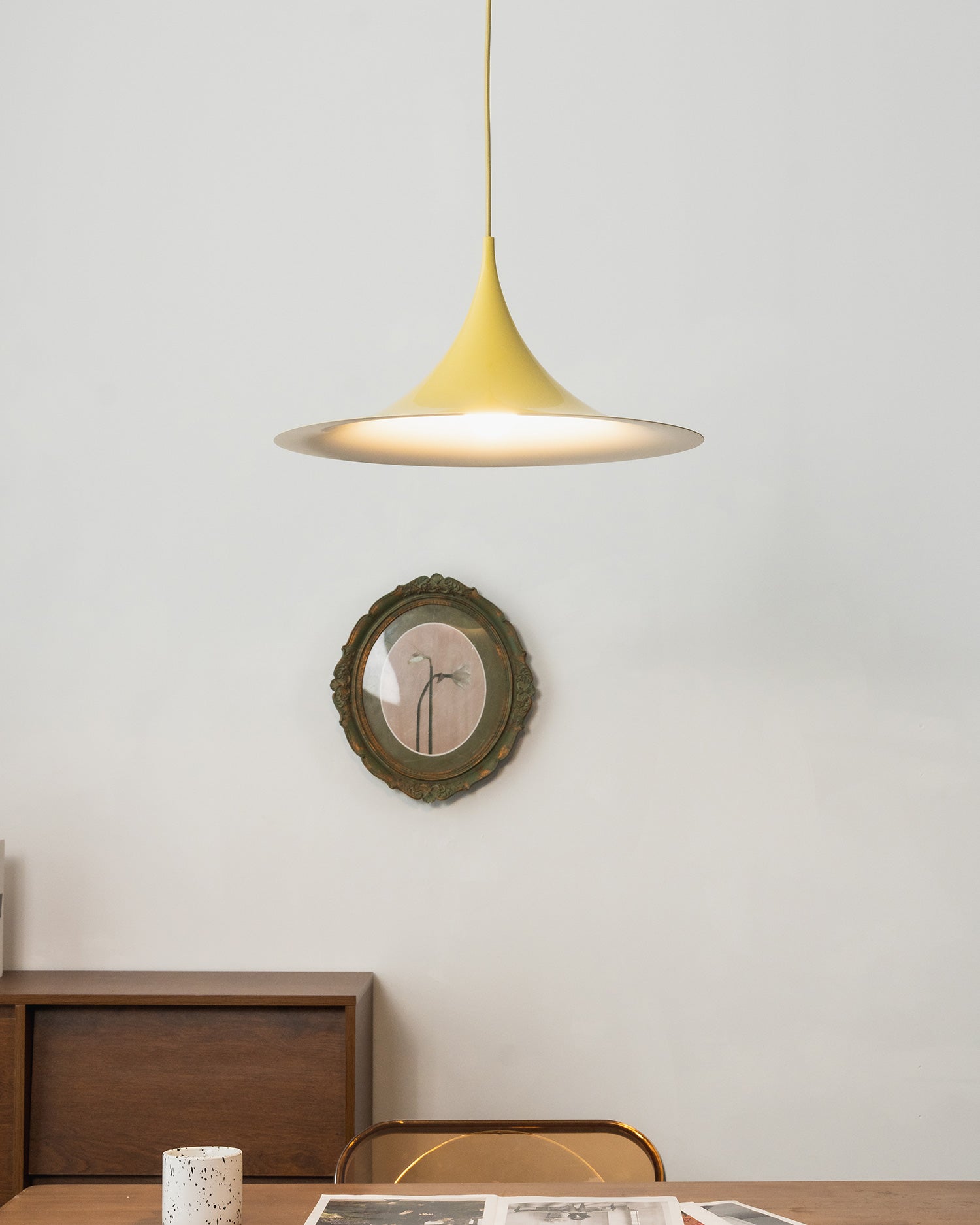 Semi Minimalist Funnel Pendant Light