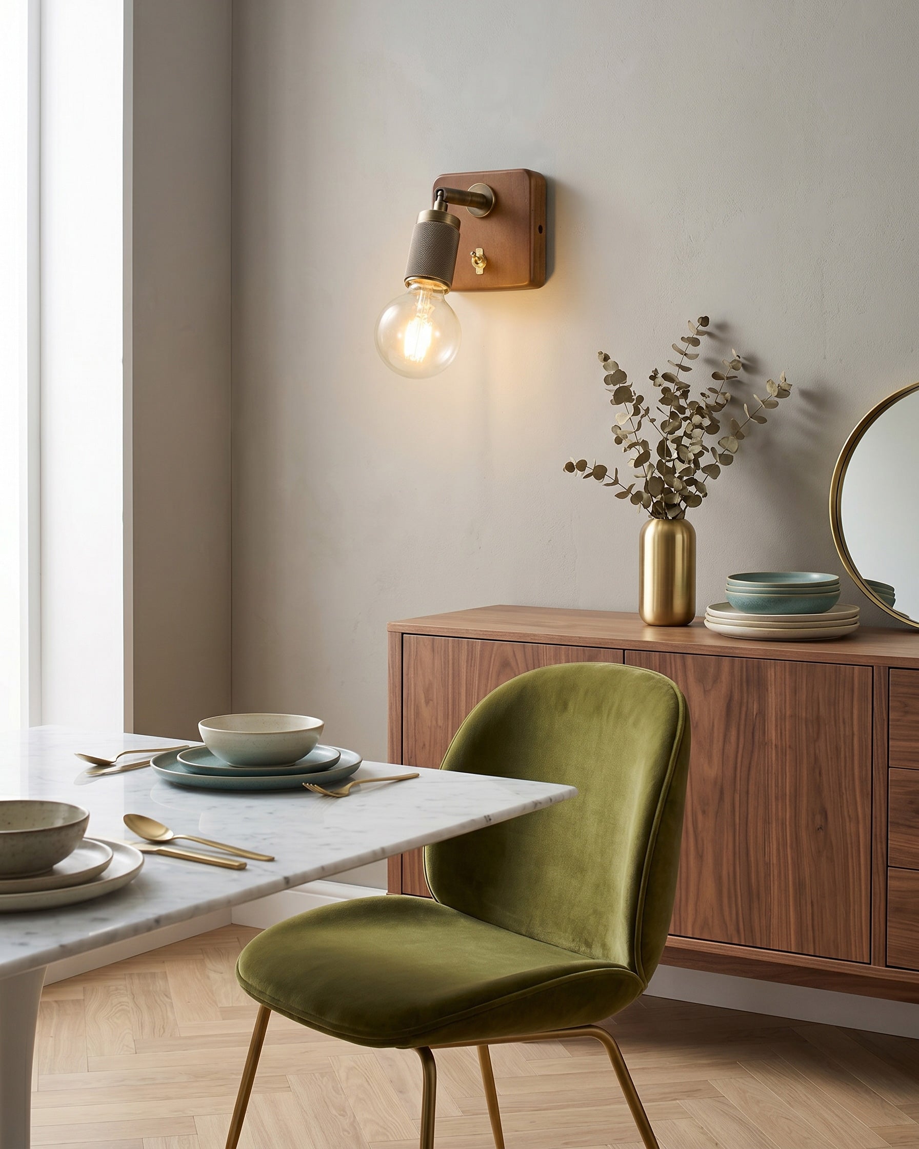 Silas Wood Wall Sconce