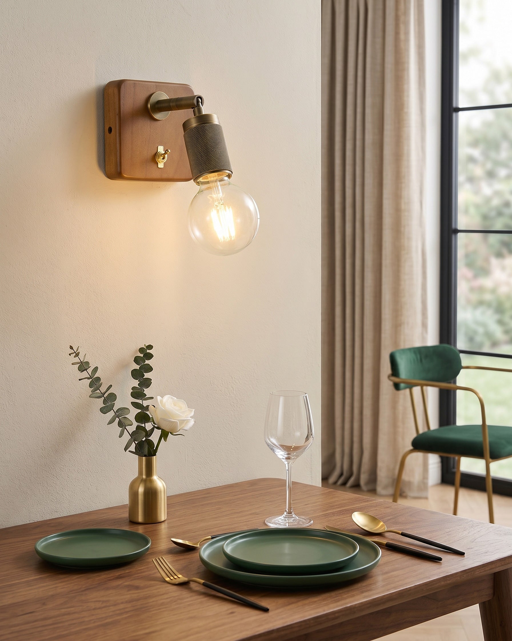 Silas Wood Wall Sconce