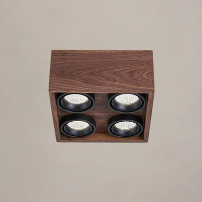 4 heads: L 7.9″ x W 7.9″ x H 3.9″