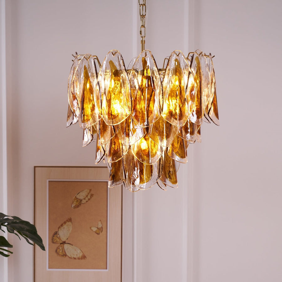 Solviva Glass Chandelier – detail 2