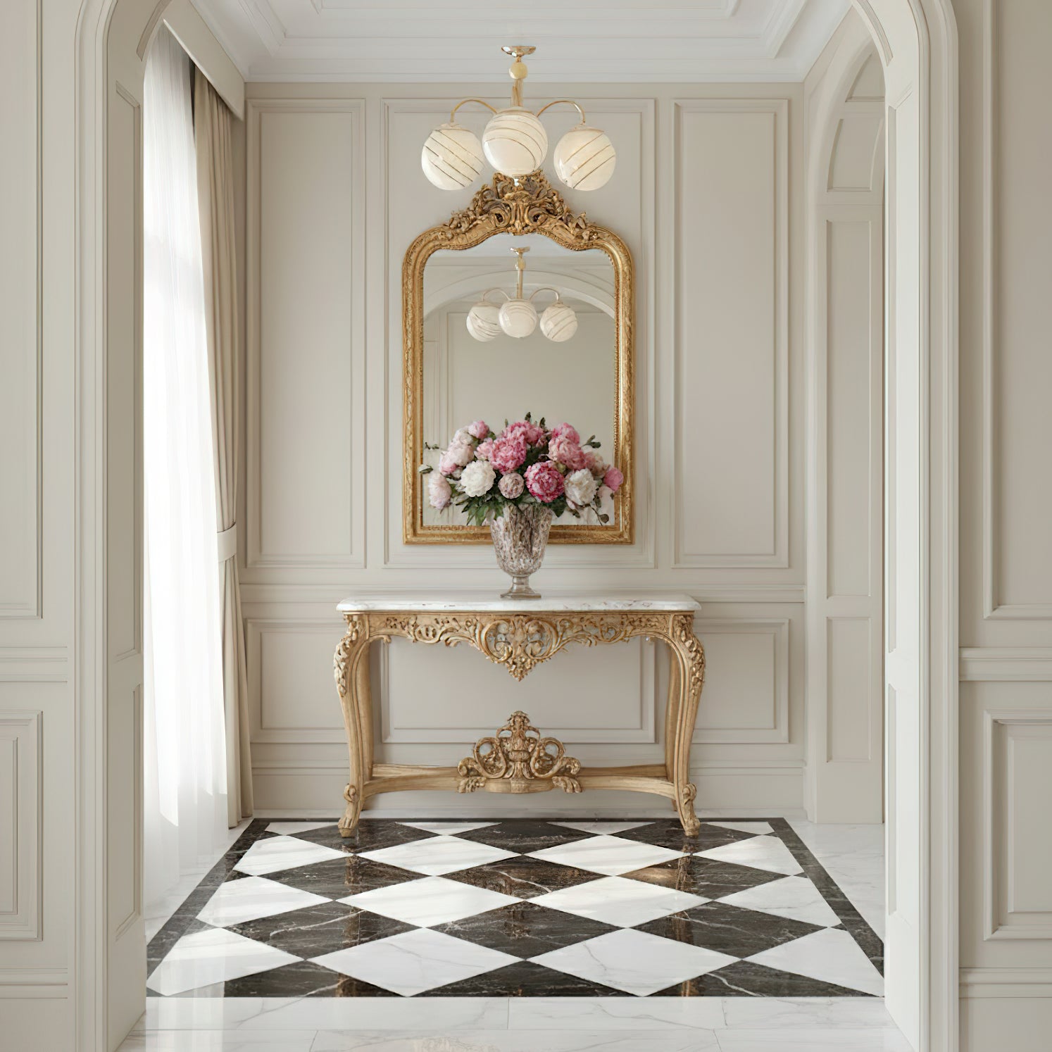 Space Spherical Chandelier