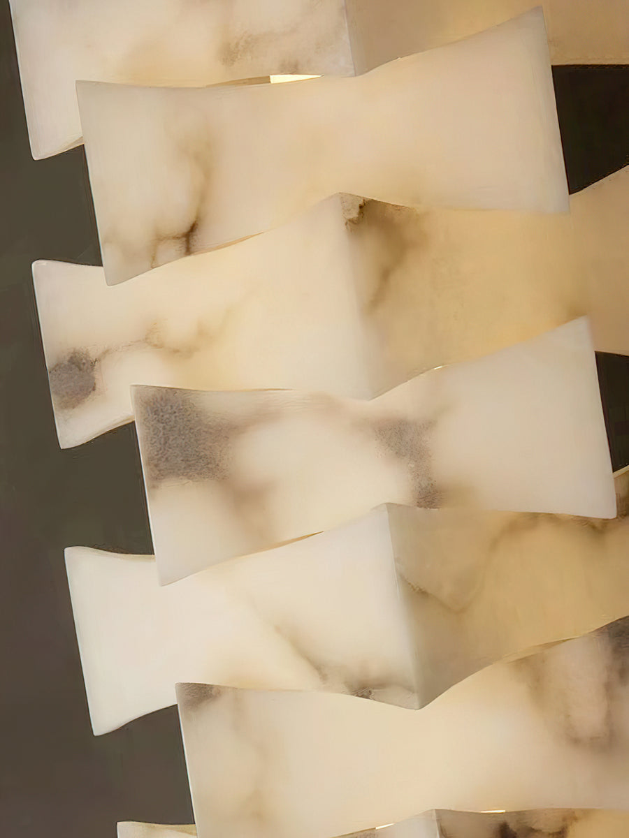 Stacked Alabaster Floor Lamp – detail 6