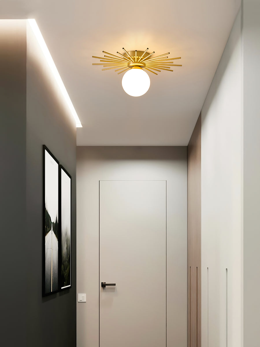 Starburst Ceiling Light – detail 5