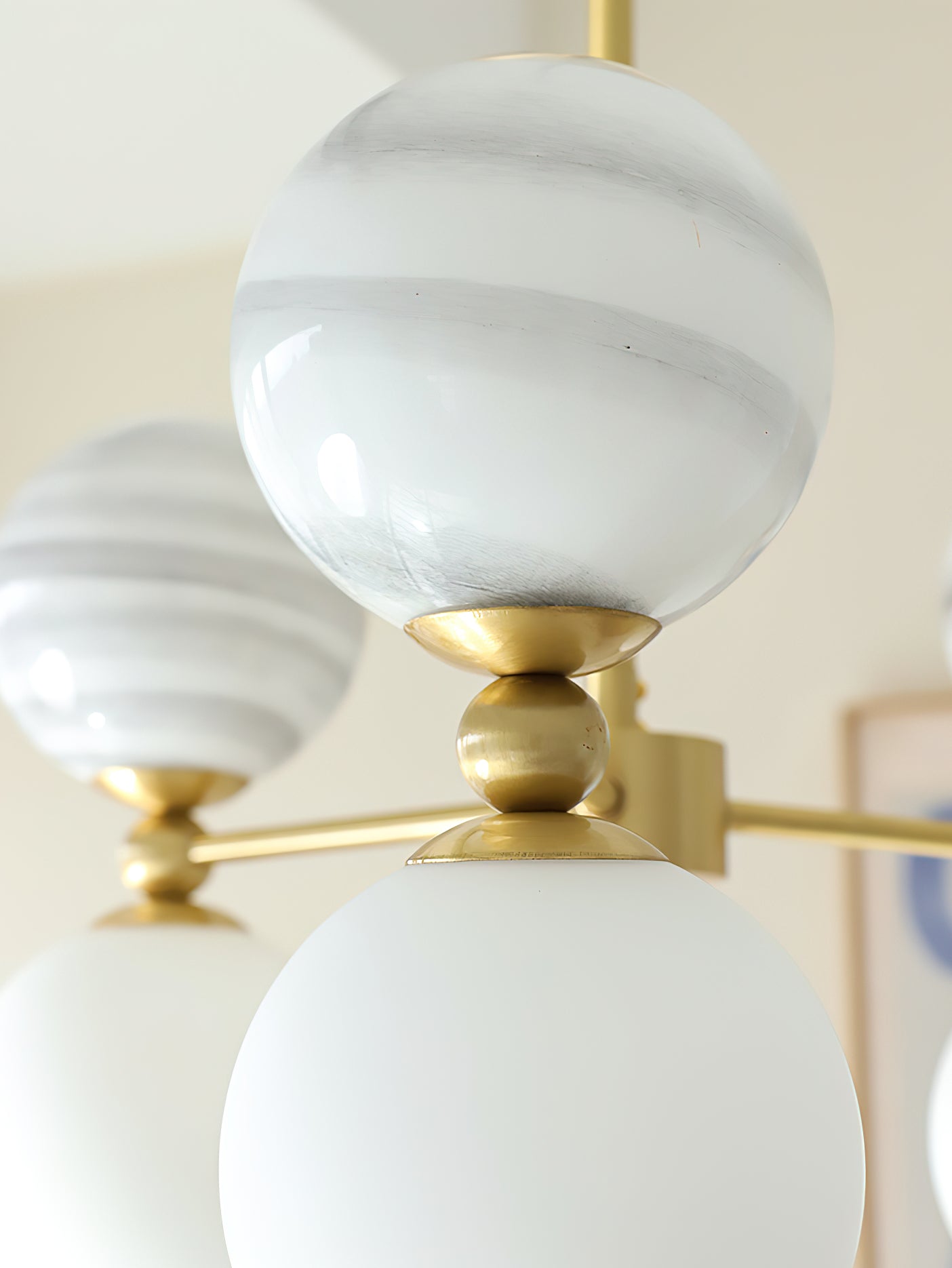 Striped Nebula Chandelier