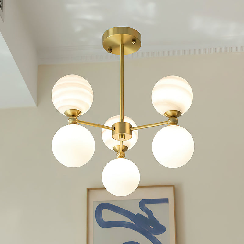 Striped Nebula Chandelier