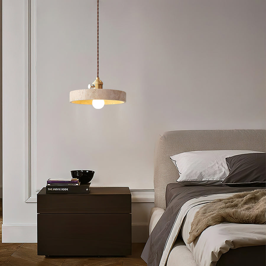 Sumit Travertine Pendant Light – detail 6