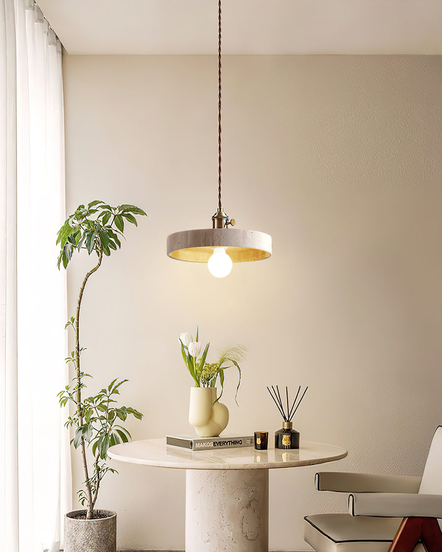 Sumit Travertine Pendant Light – detail 4