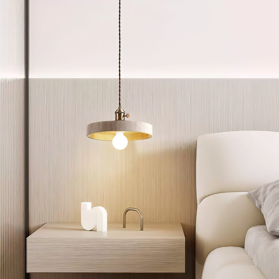 Sumit Travertine Pendant Light – detail 5