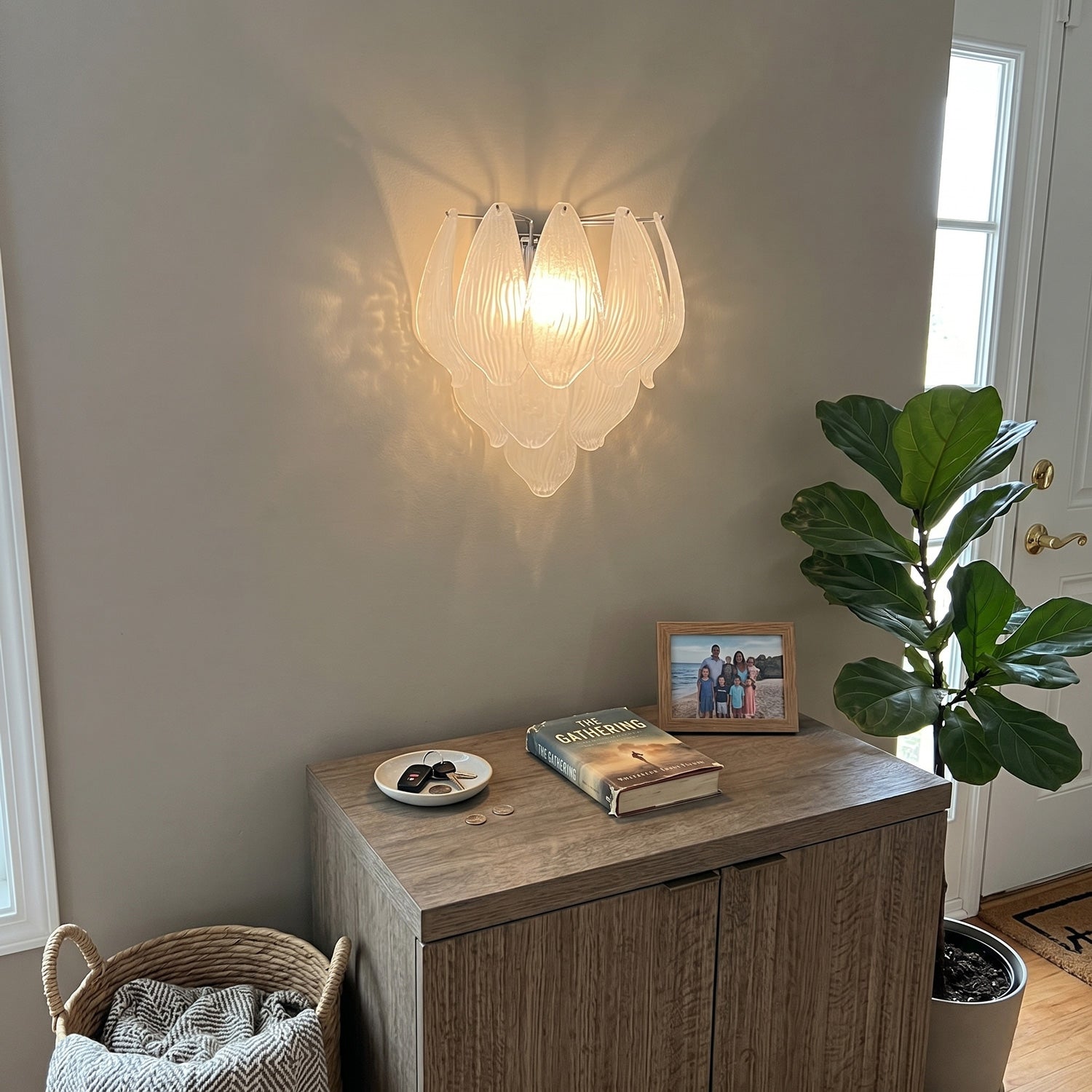 Sylvia Petal Glass Sconce
