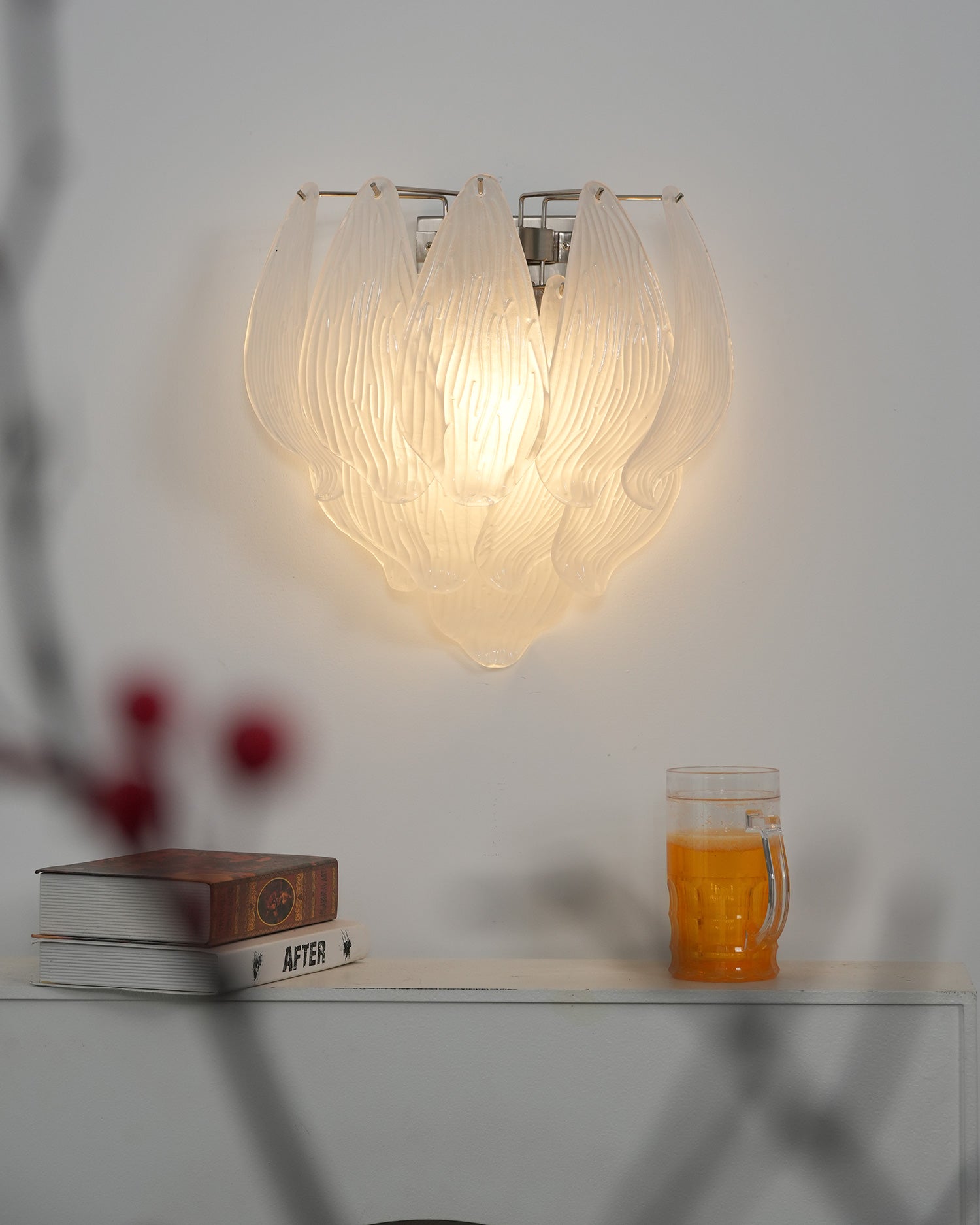 Sylvia Petal Glass Sconce