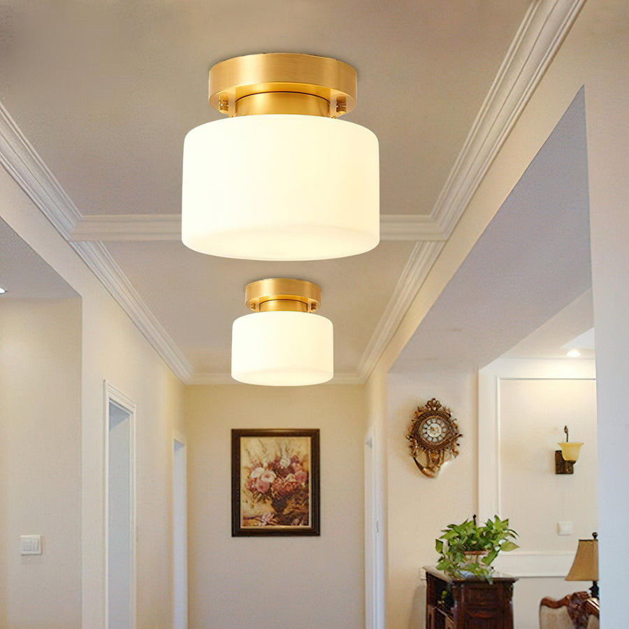 Tatum Glass Ceiling Light – detail 5