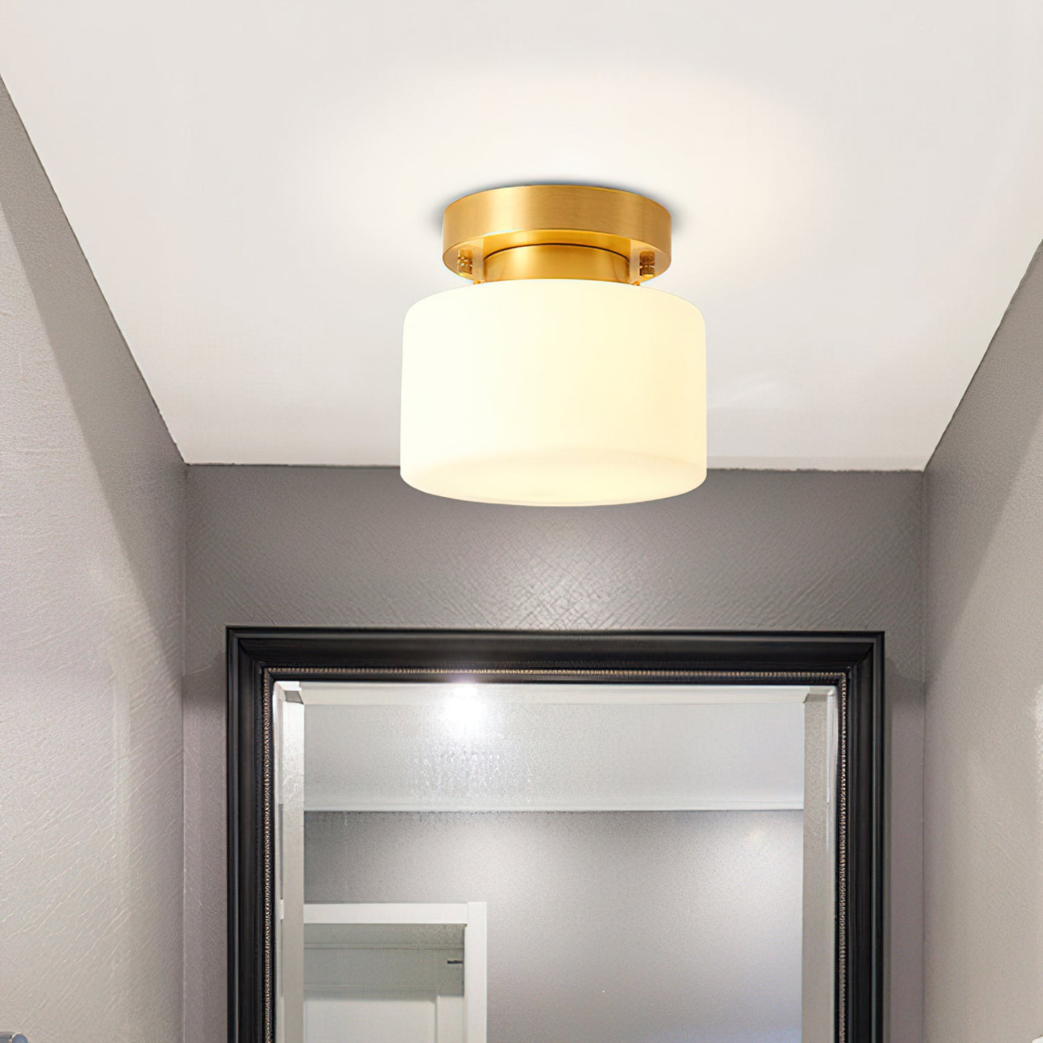 Tatum Glass Ceiling Light