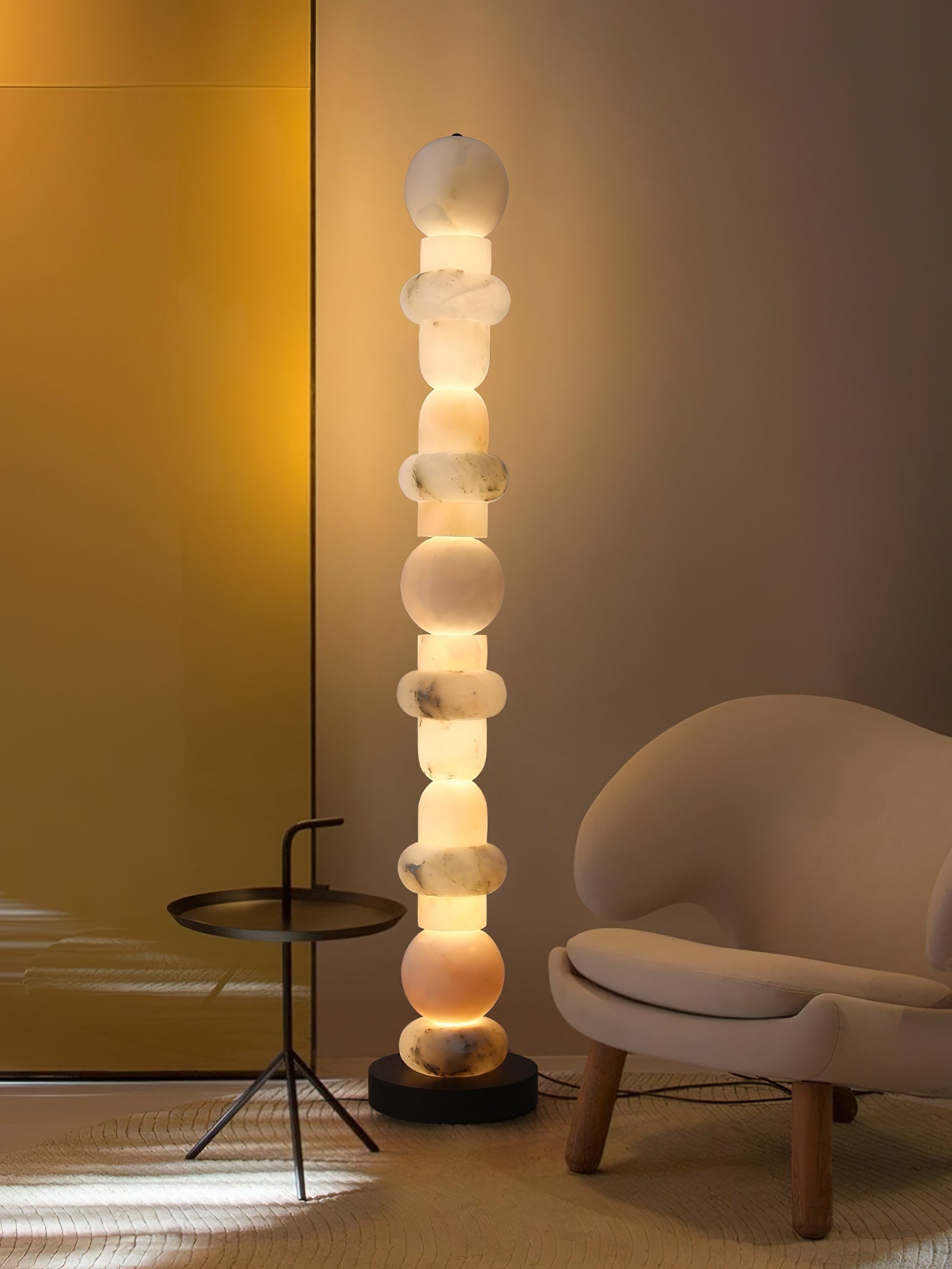 Totem Alabaster Floor Lamp