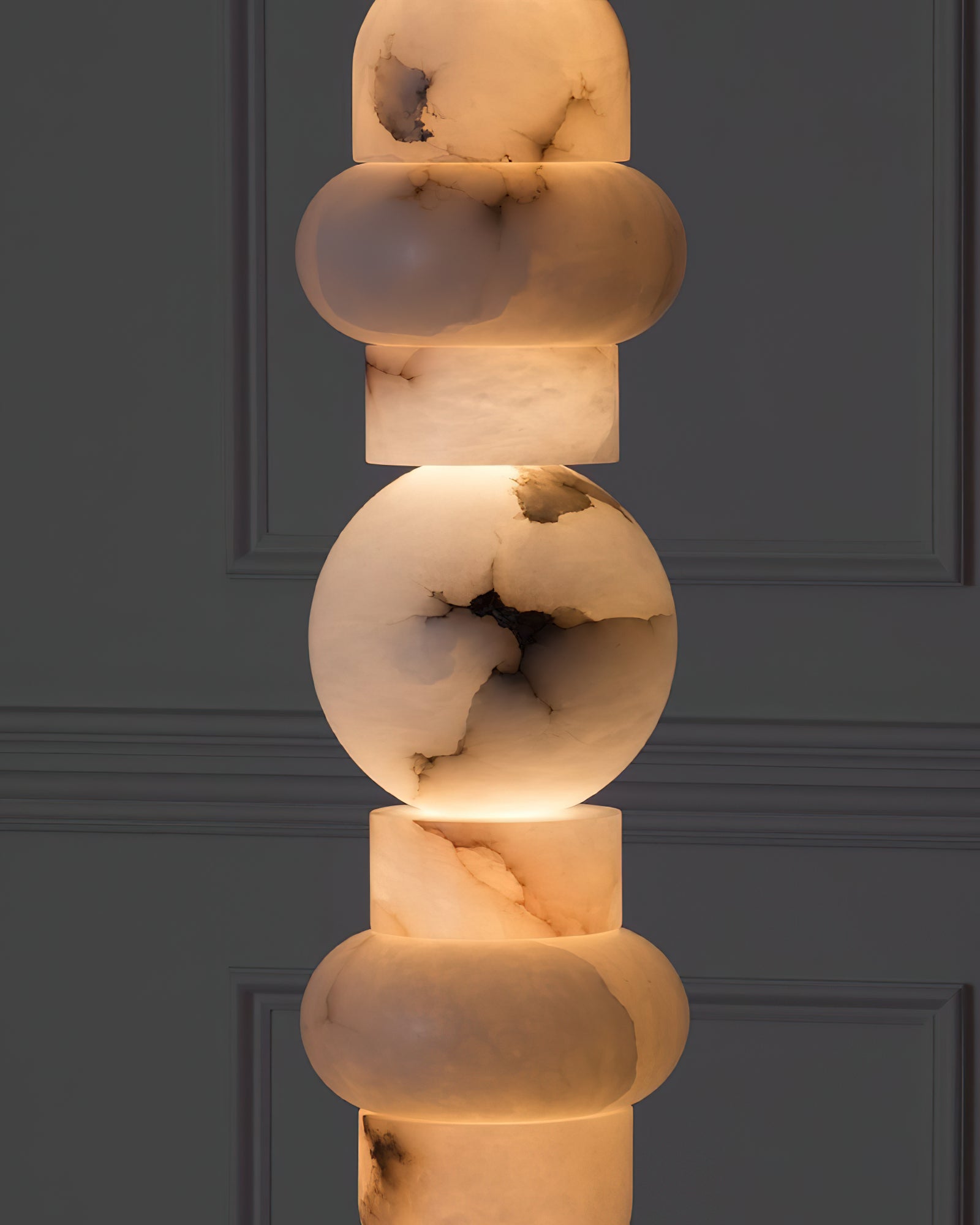 Totem Alabaster Floor Lamp