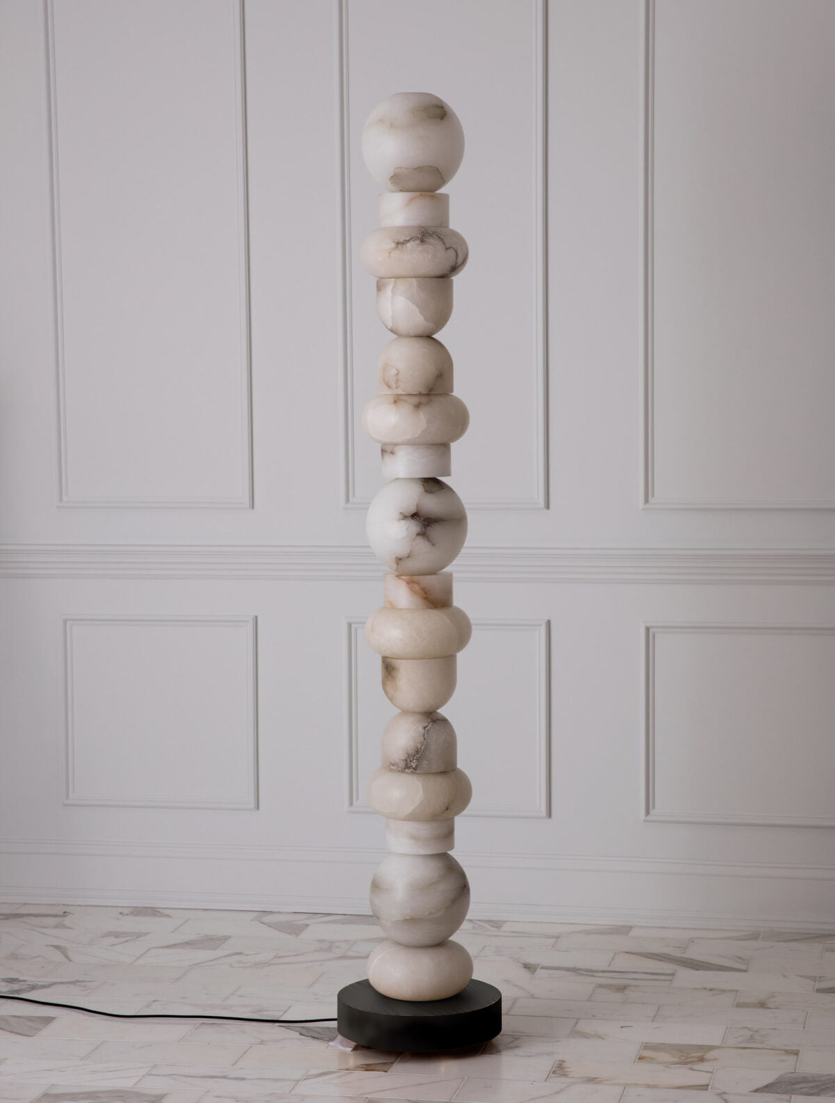 Totem Alabaster Floor Lamp