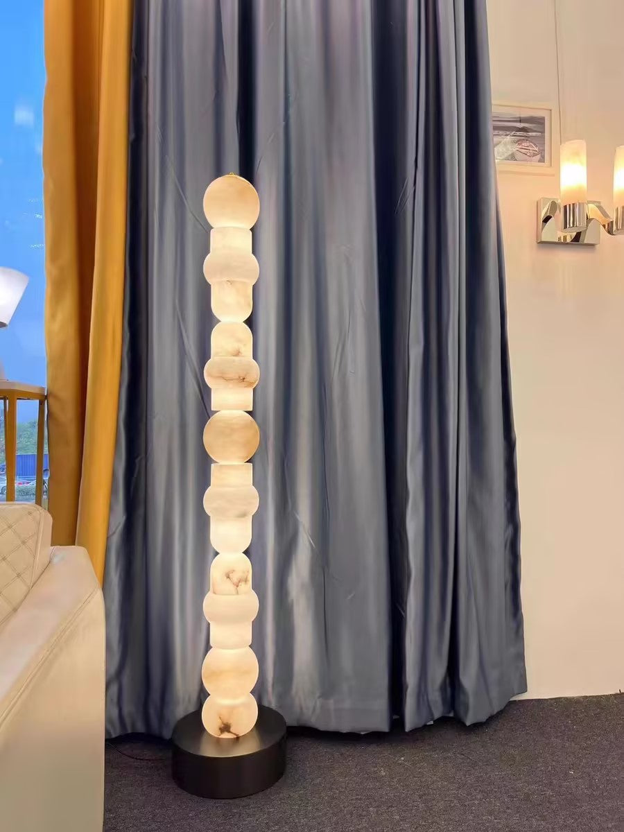 Totem Alabaster Floor Lamp