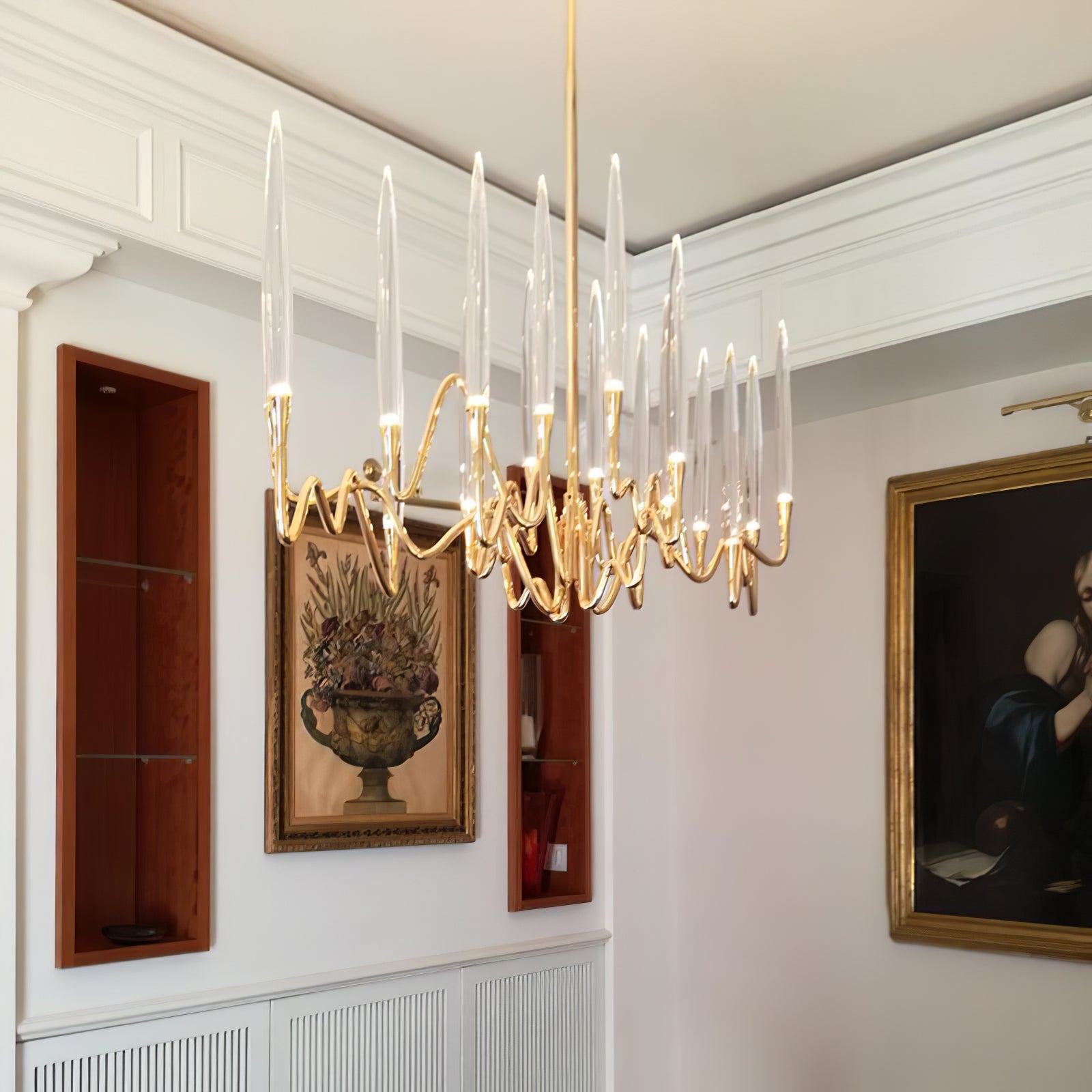 Crystal Chandelier Dining Room Light