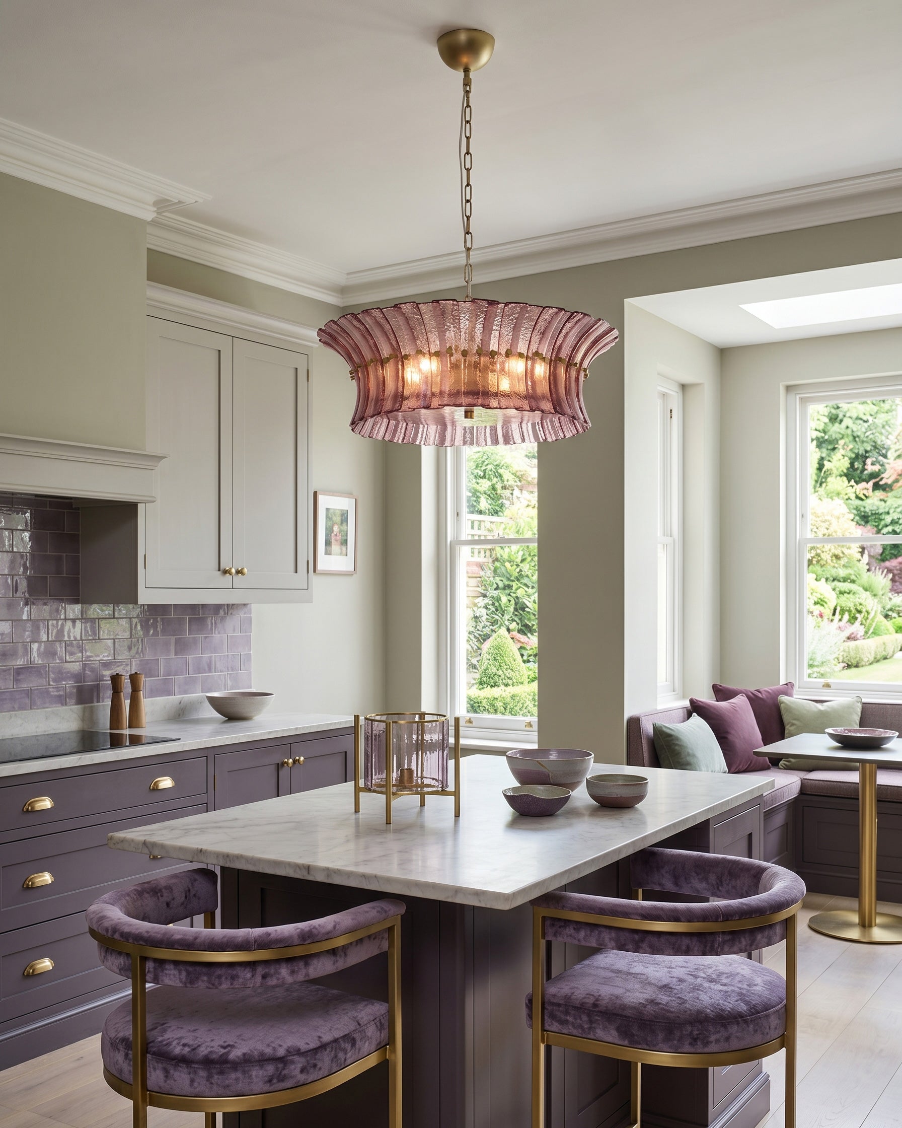 Valerie Sculptural Glass Chandelier