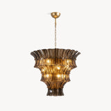Valerie Sculptural Glass Chandelier