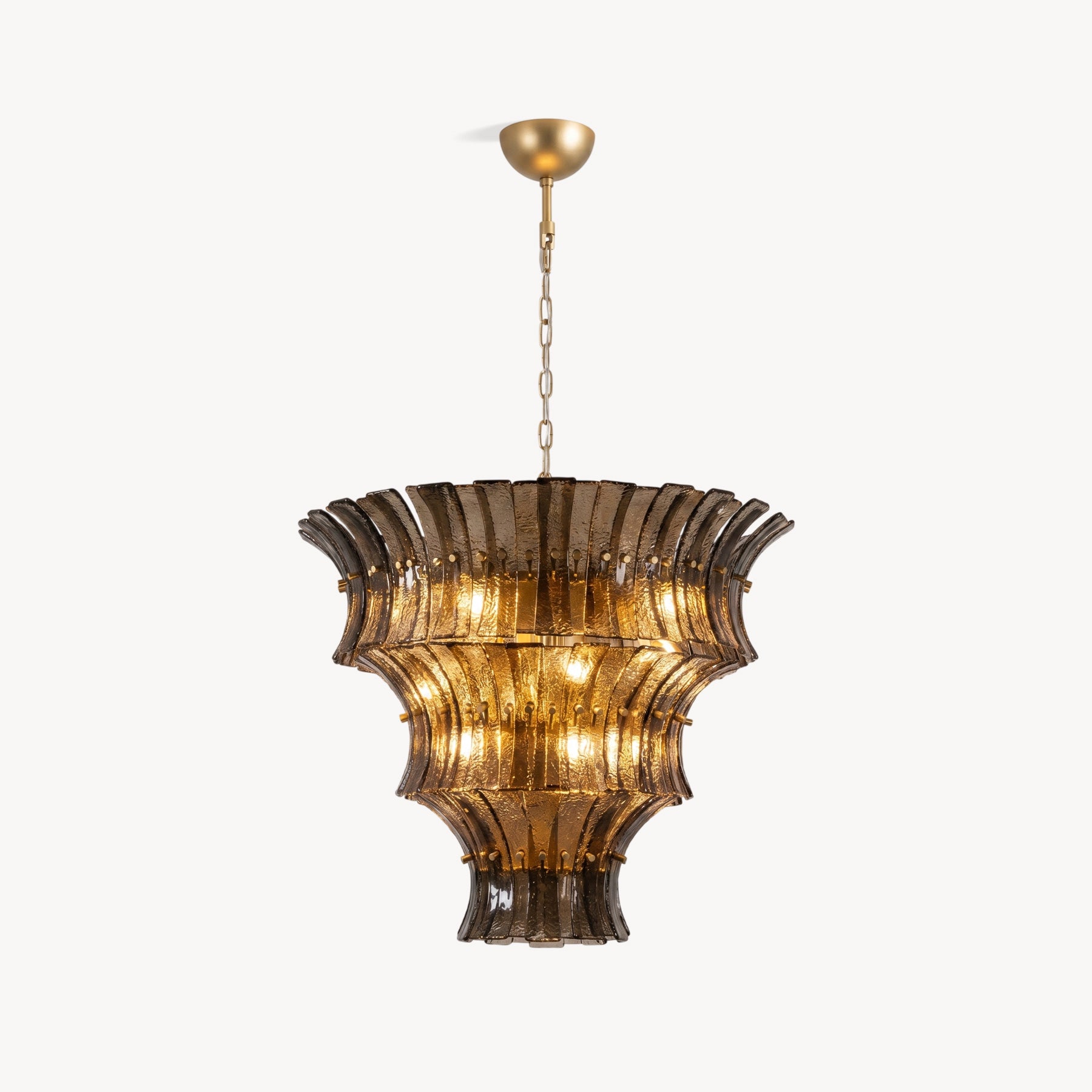 Valerie Sculptural Glass Chandelier