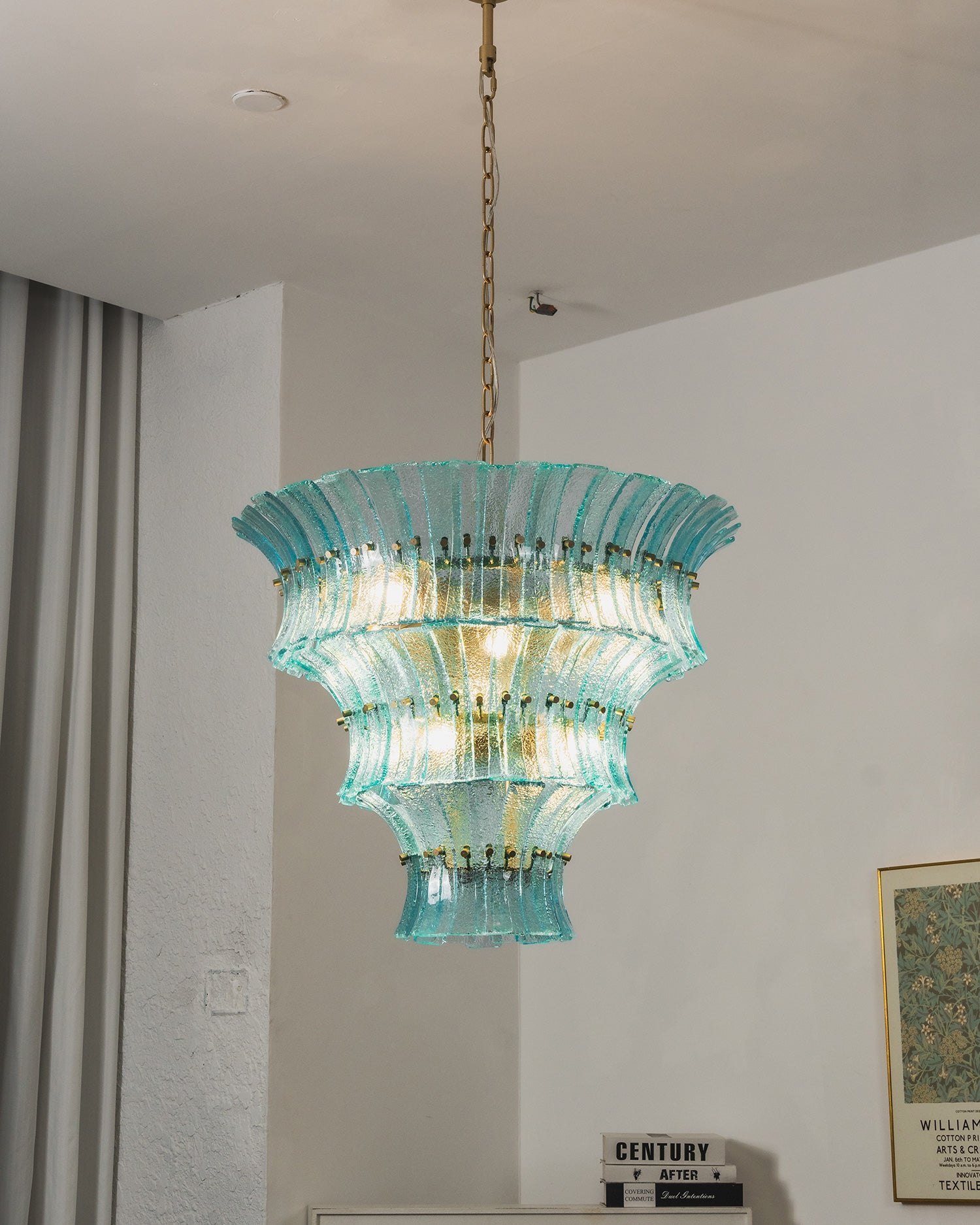 Valerie Sculptural Glass Chandelier