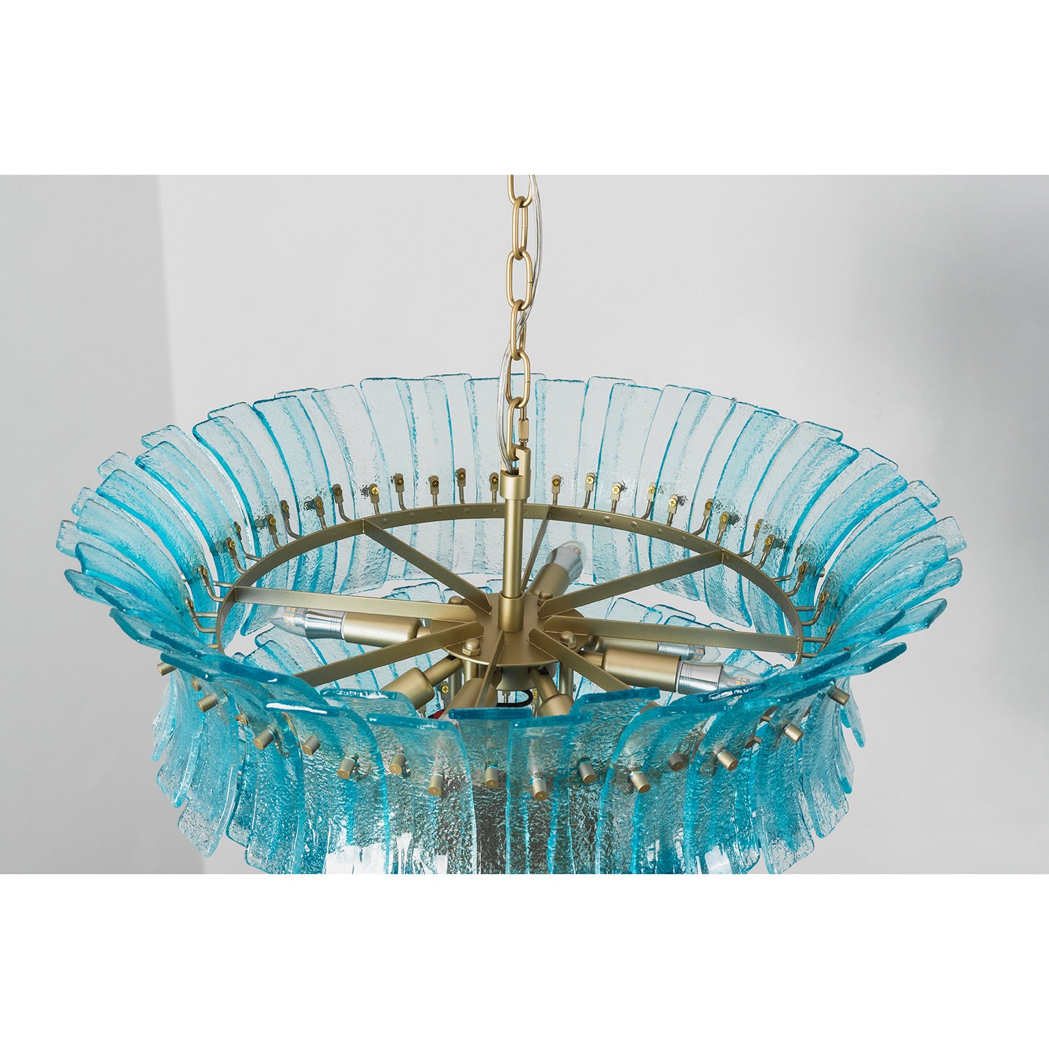 Valerie Sculptural Glass Chandelier