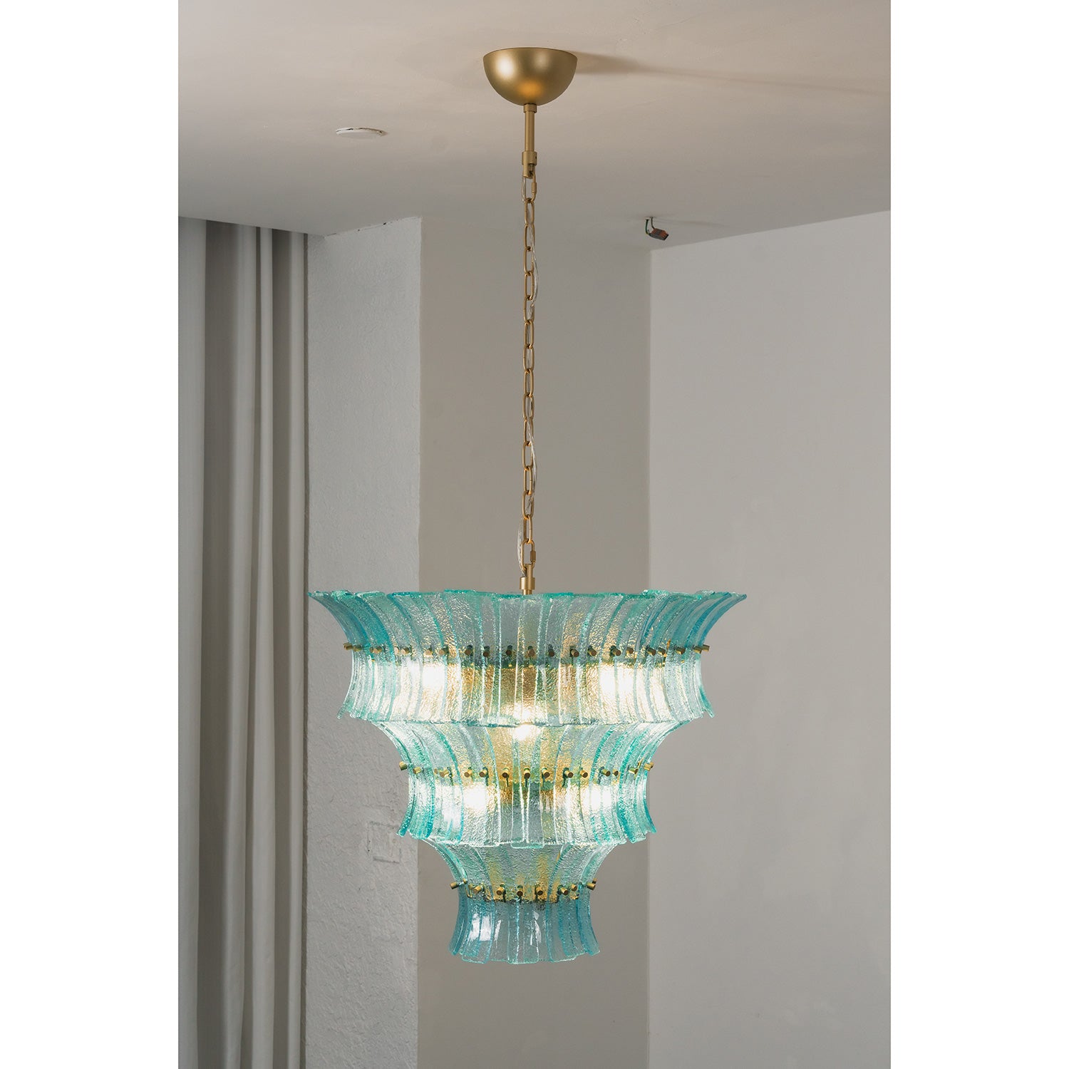 Valerie Sculptural Glass Chandelier