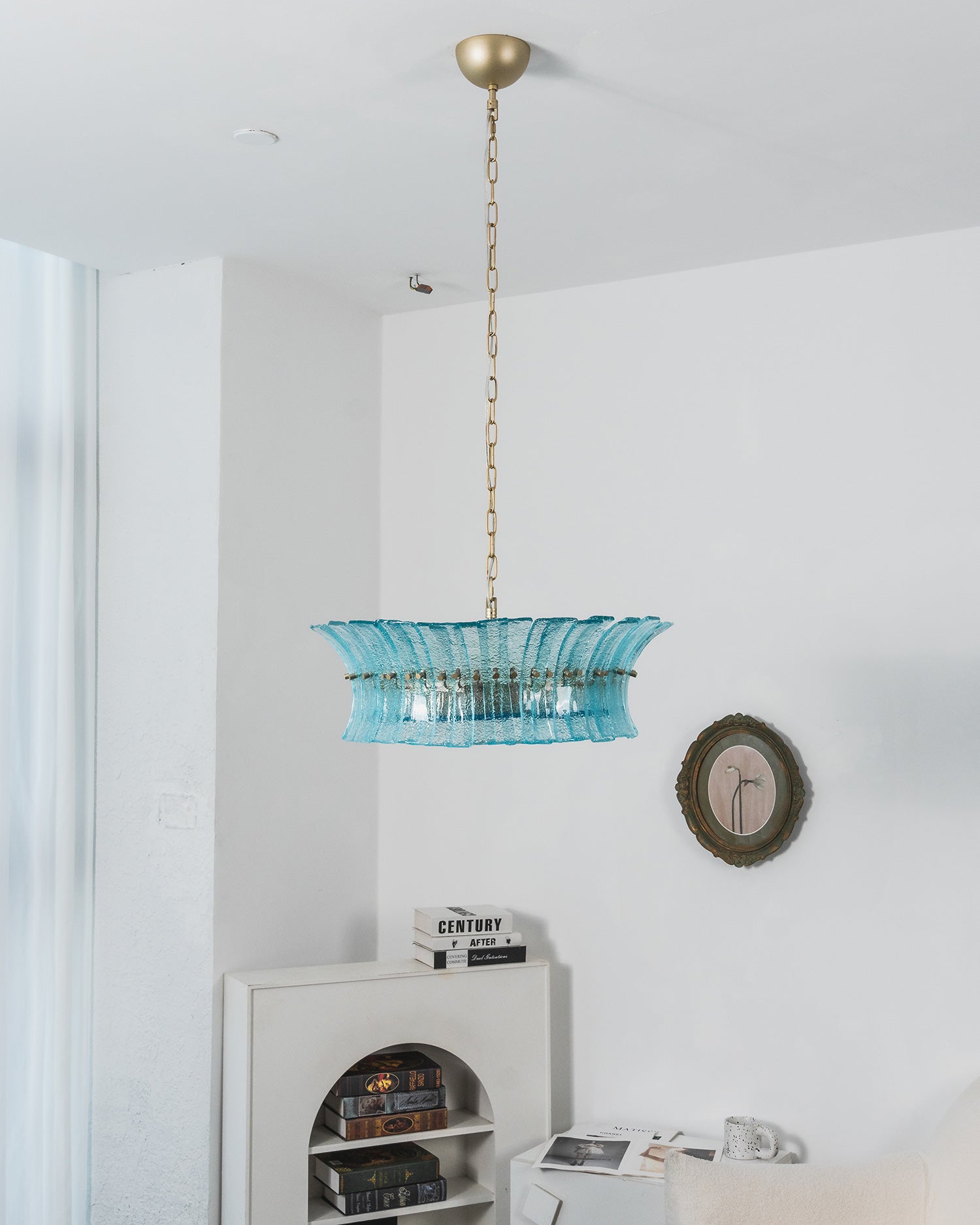 Valerie Sculptural Glass Chandelier
