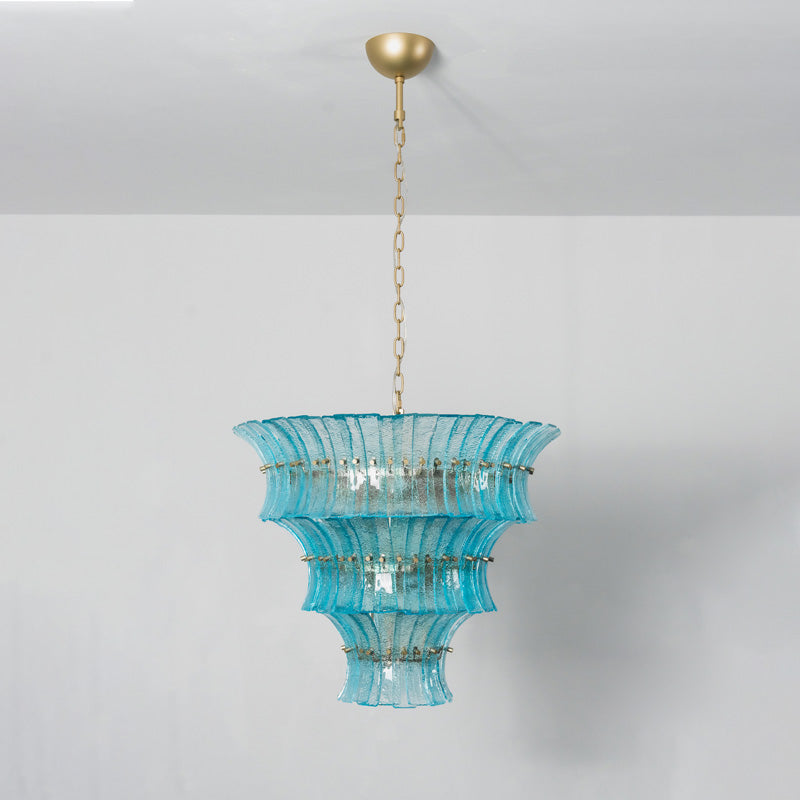 Valerie Sculptural Glass Chandelier