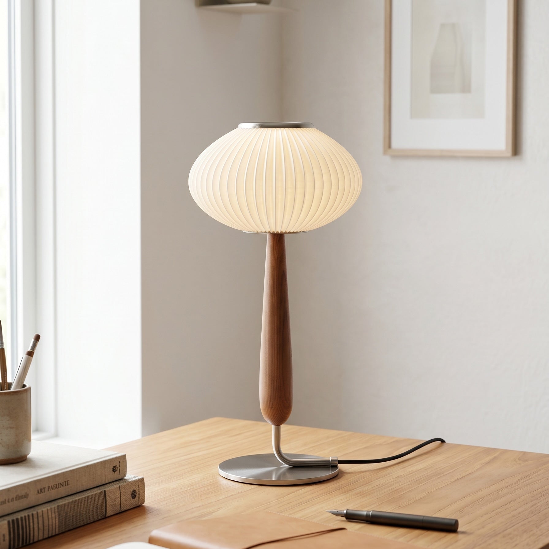Vance Walnut Table Lamp