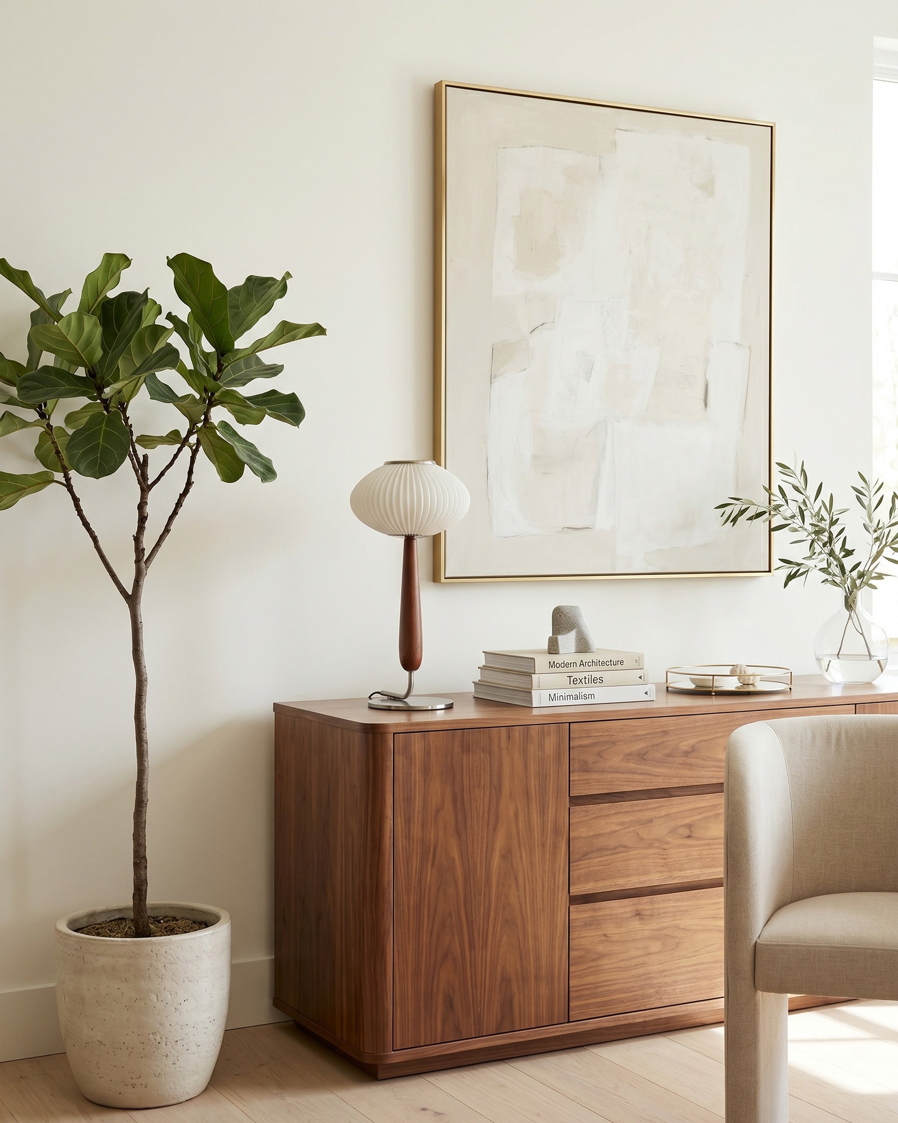 Vance Walnut Table Lamp