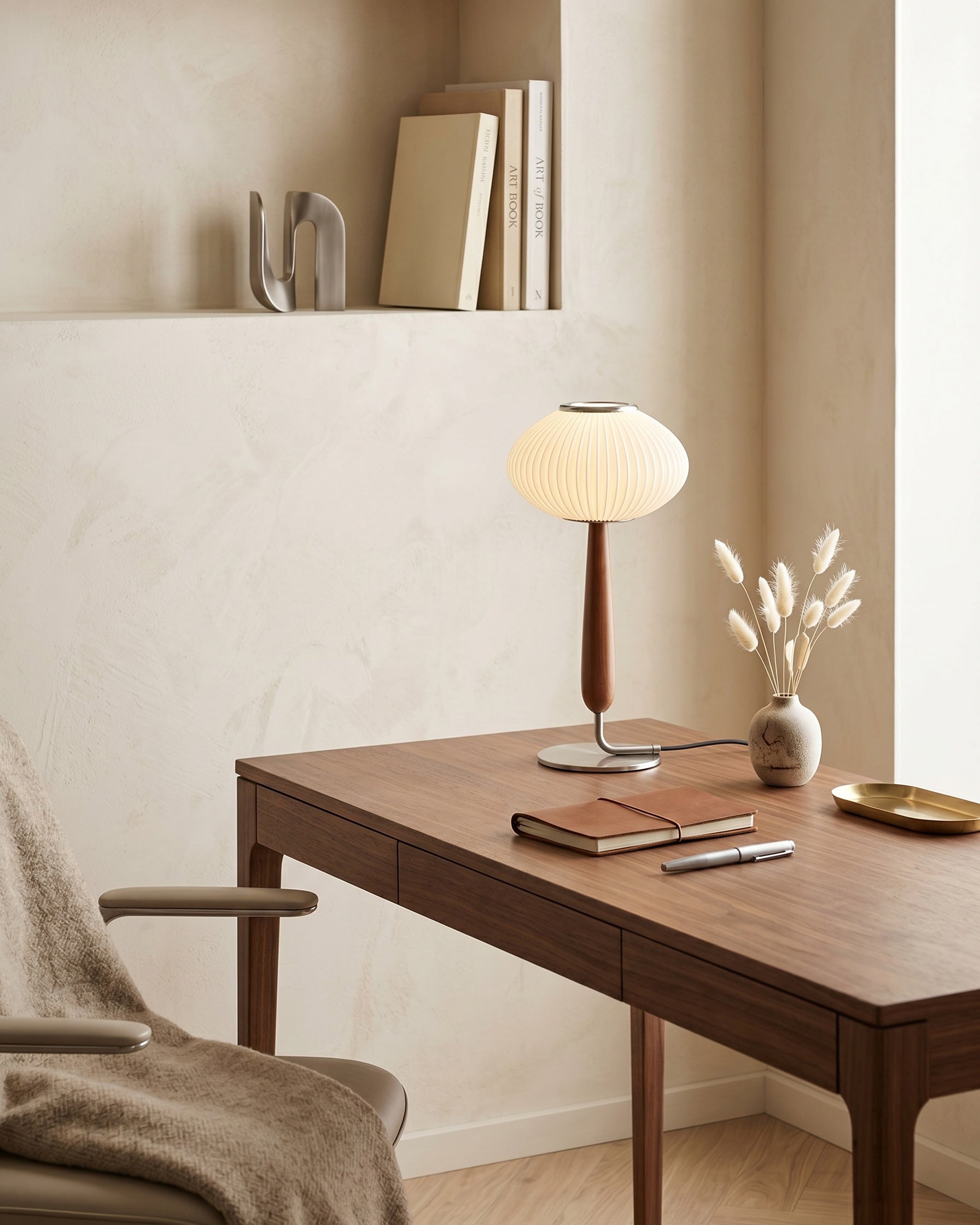 Vance Walnut Table Lamp