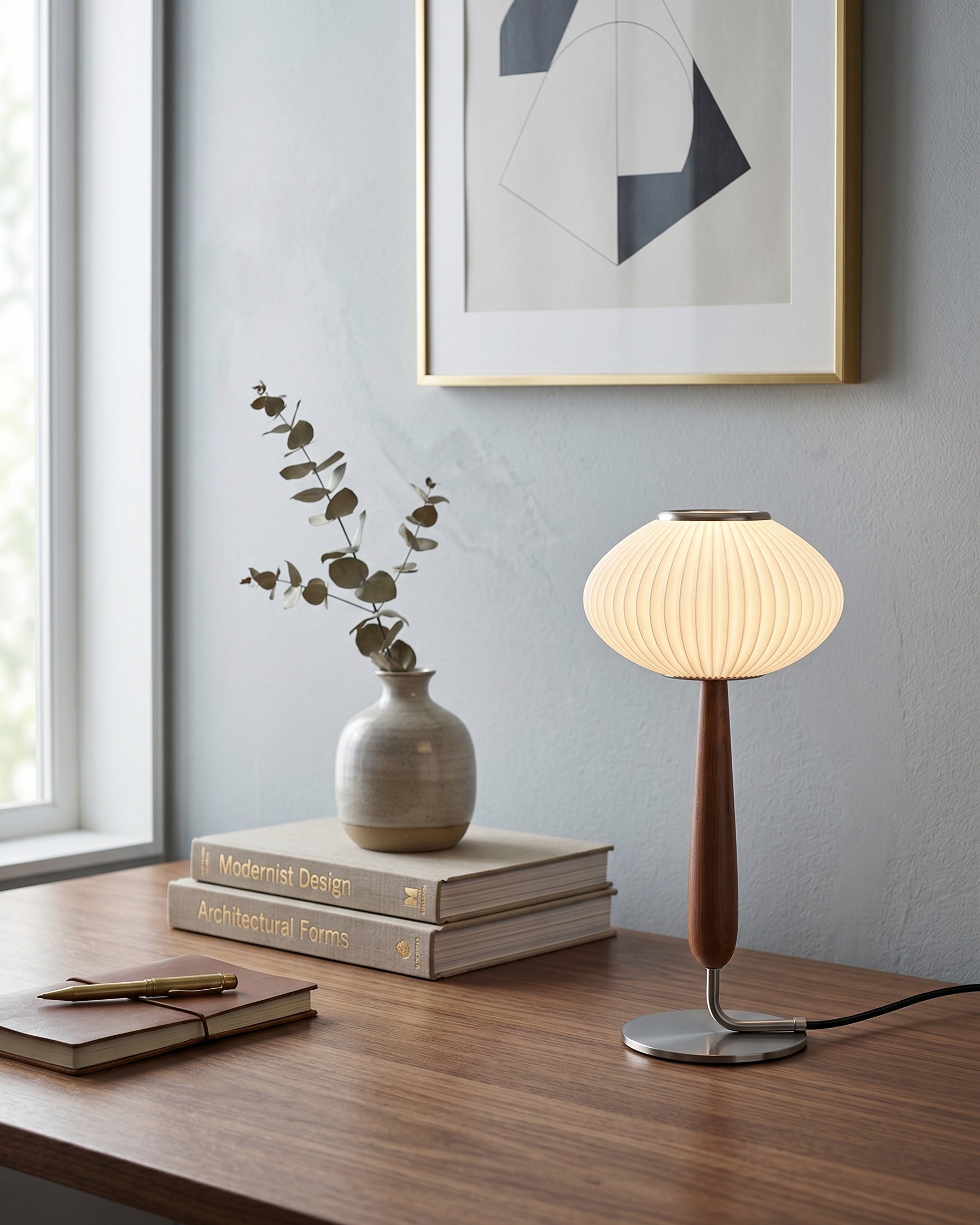Vance Walnut Table Lamp