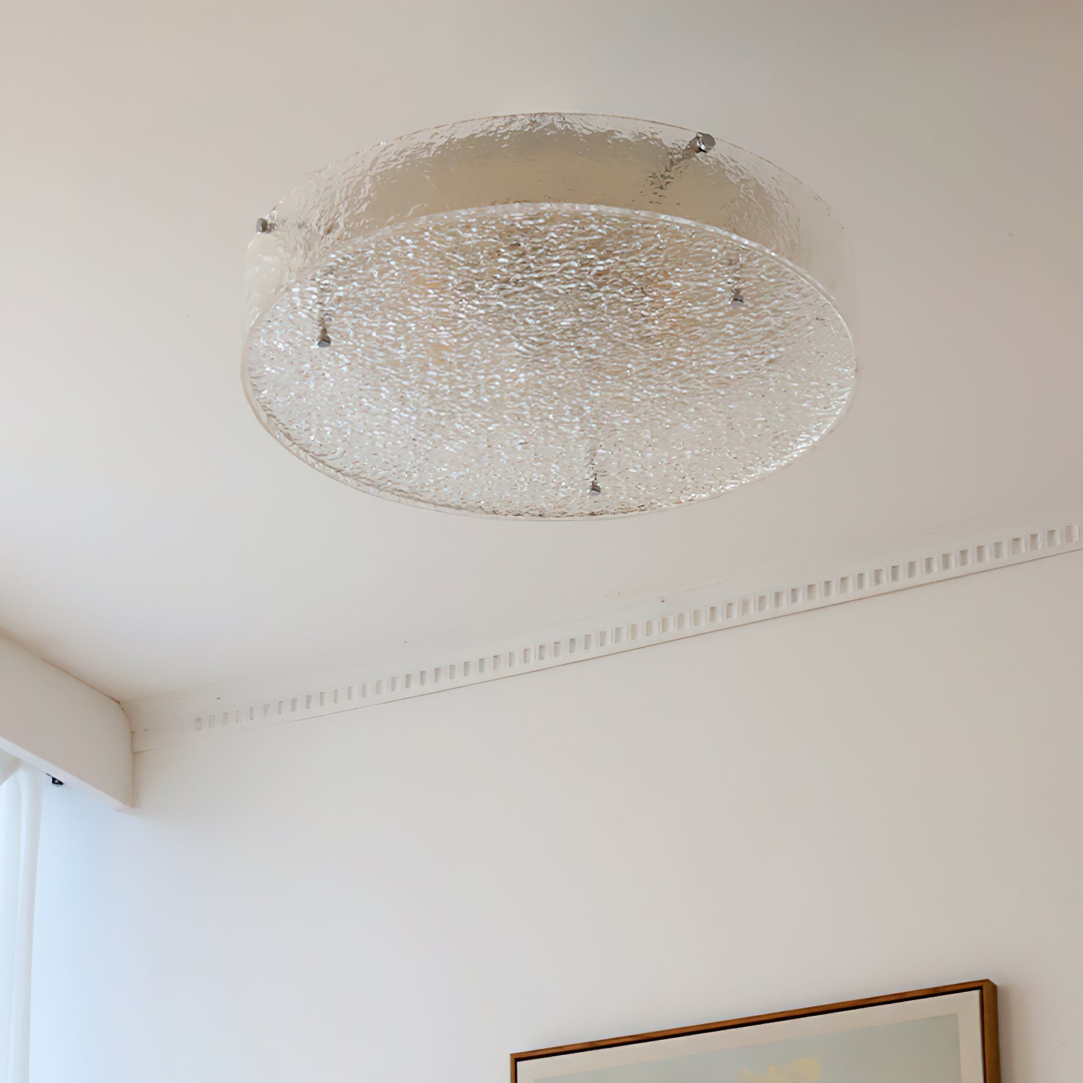 Water Ripples Flush Mount