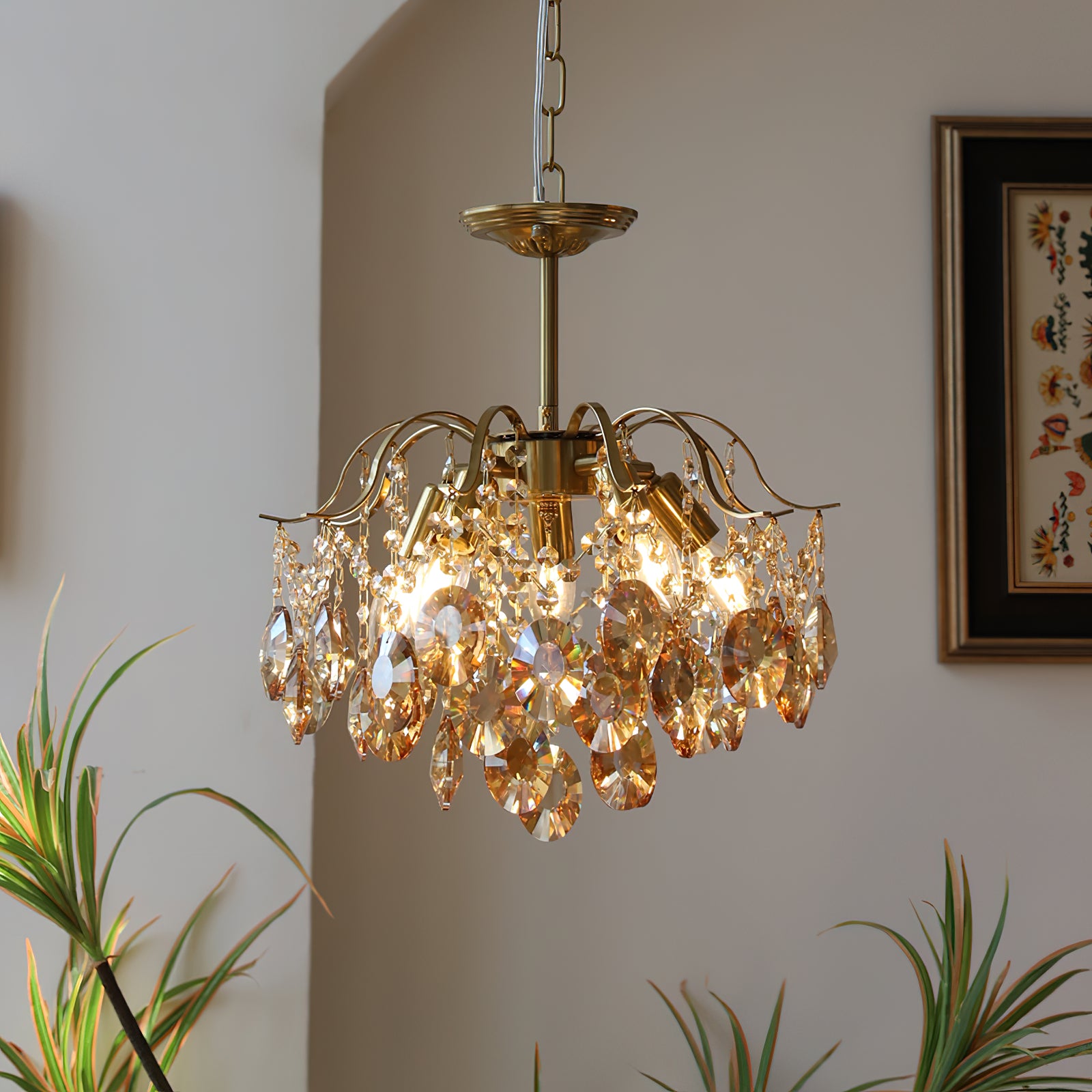 Windchime Crystal Chandelier
